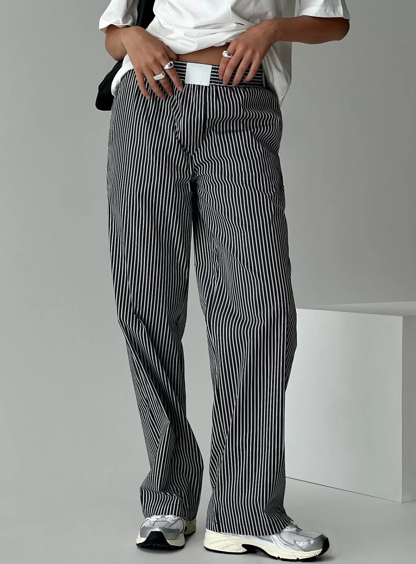 Princess Polly Pants | Cobain Pants Onyx Stripe