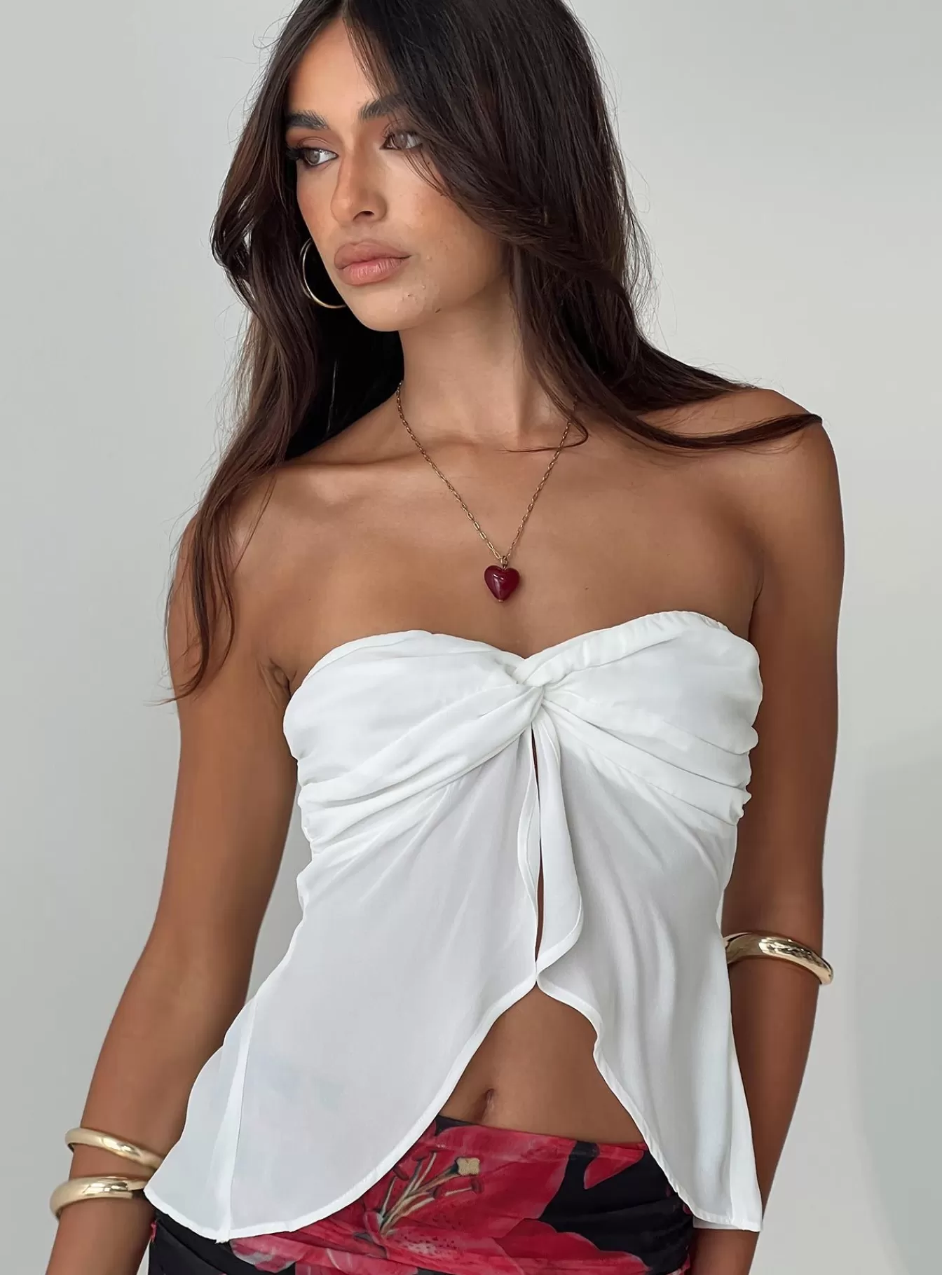 Princess Polly Spring Tops | Coleson Strapless Top White