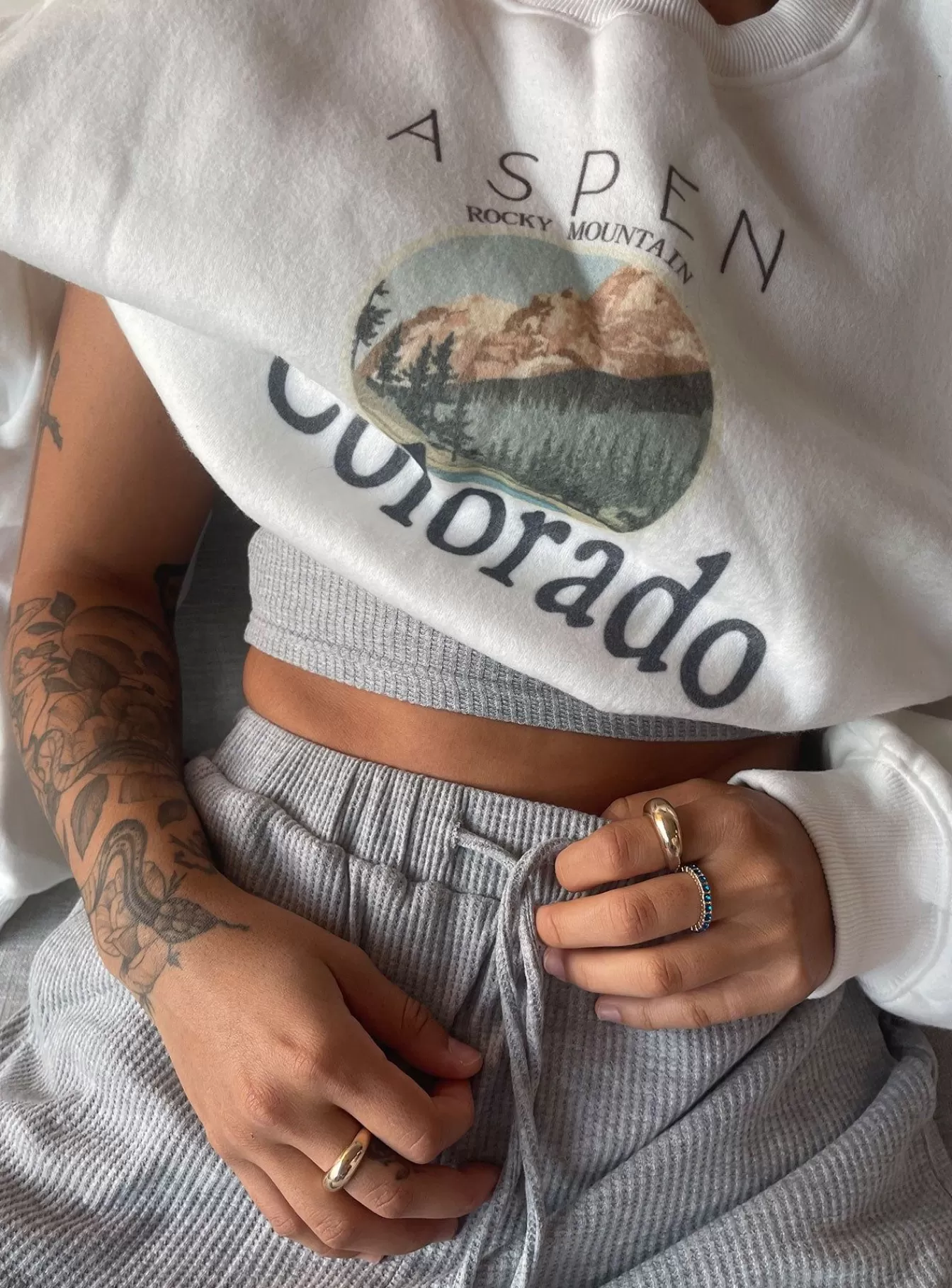 Princess Polly Sweatshirts & Hoodies | Colorado Oversized Crewneck Sweatshirt White