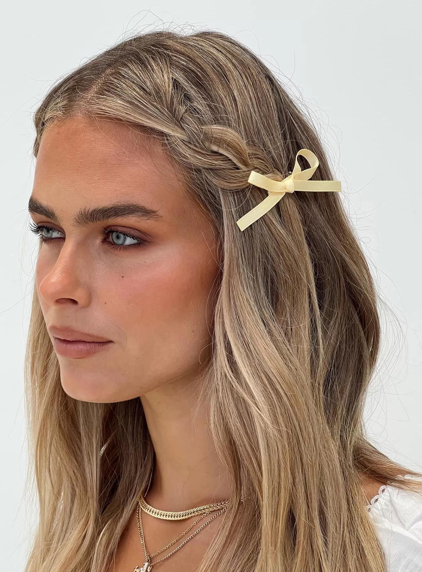 Princess Polly Hair Accessories | Crave You Hair Bow Pack Lemon