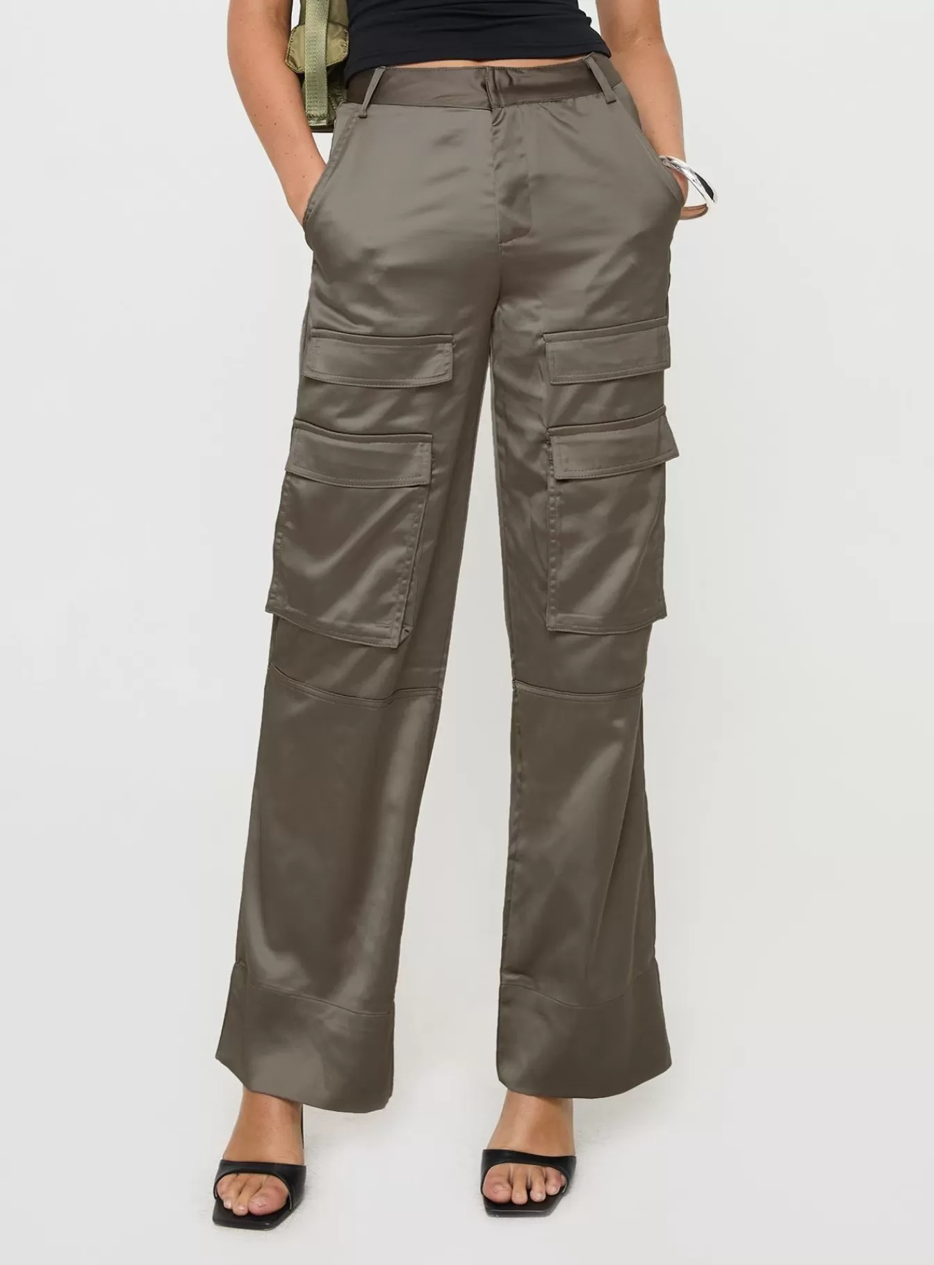 Princess Polly Pants | Crimsen Cargo Pants Chocolate