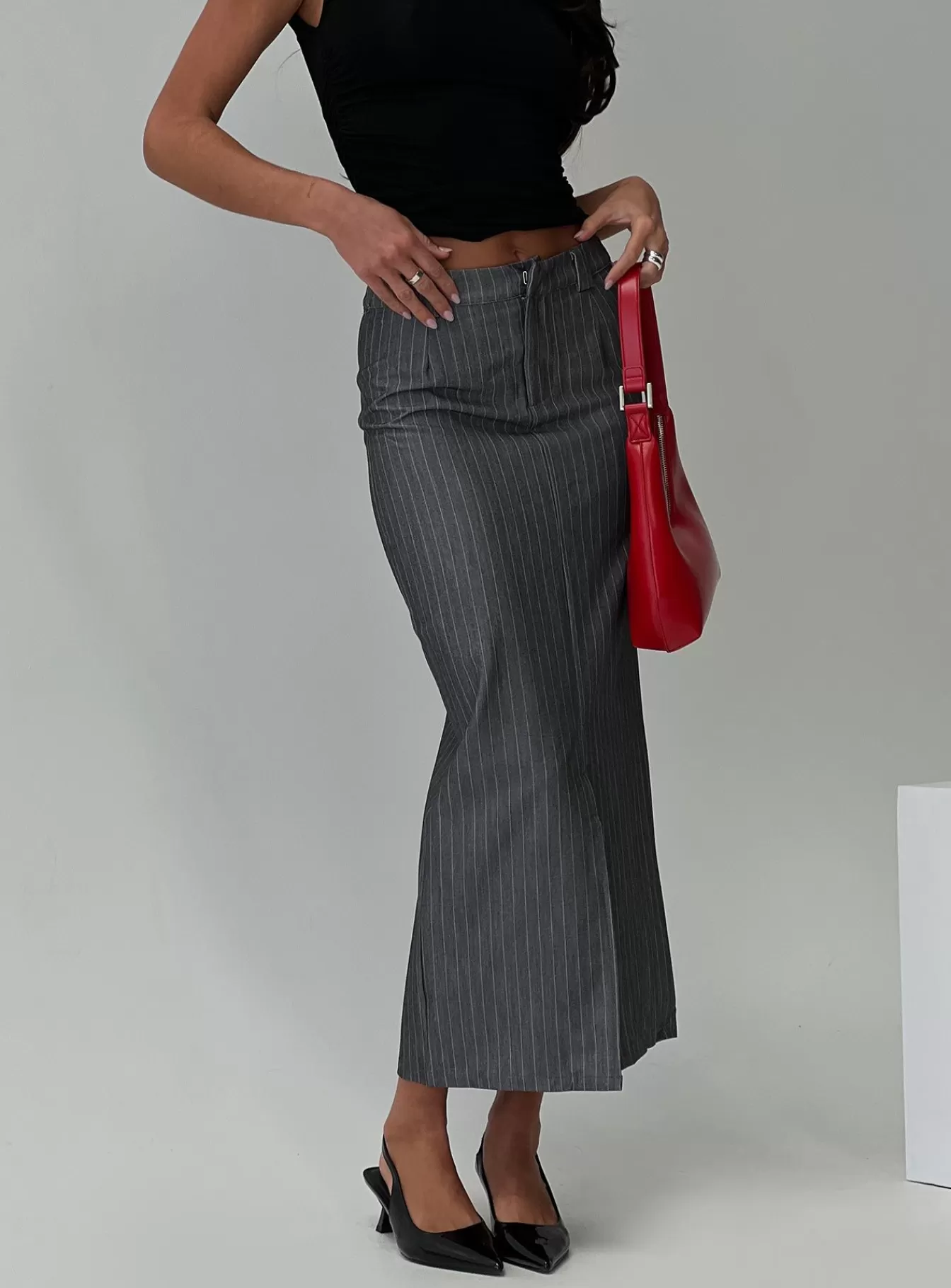 Princess Polly Skirts | Cubeb Maxi Skirt Grey