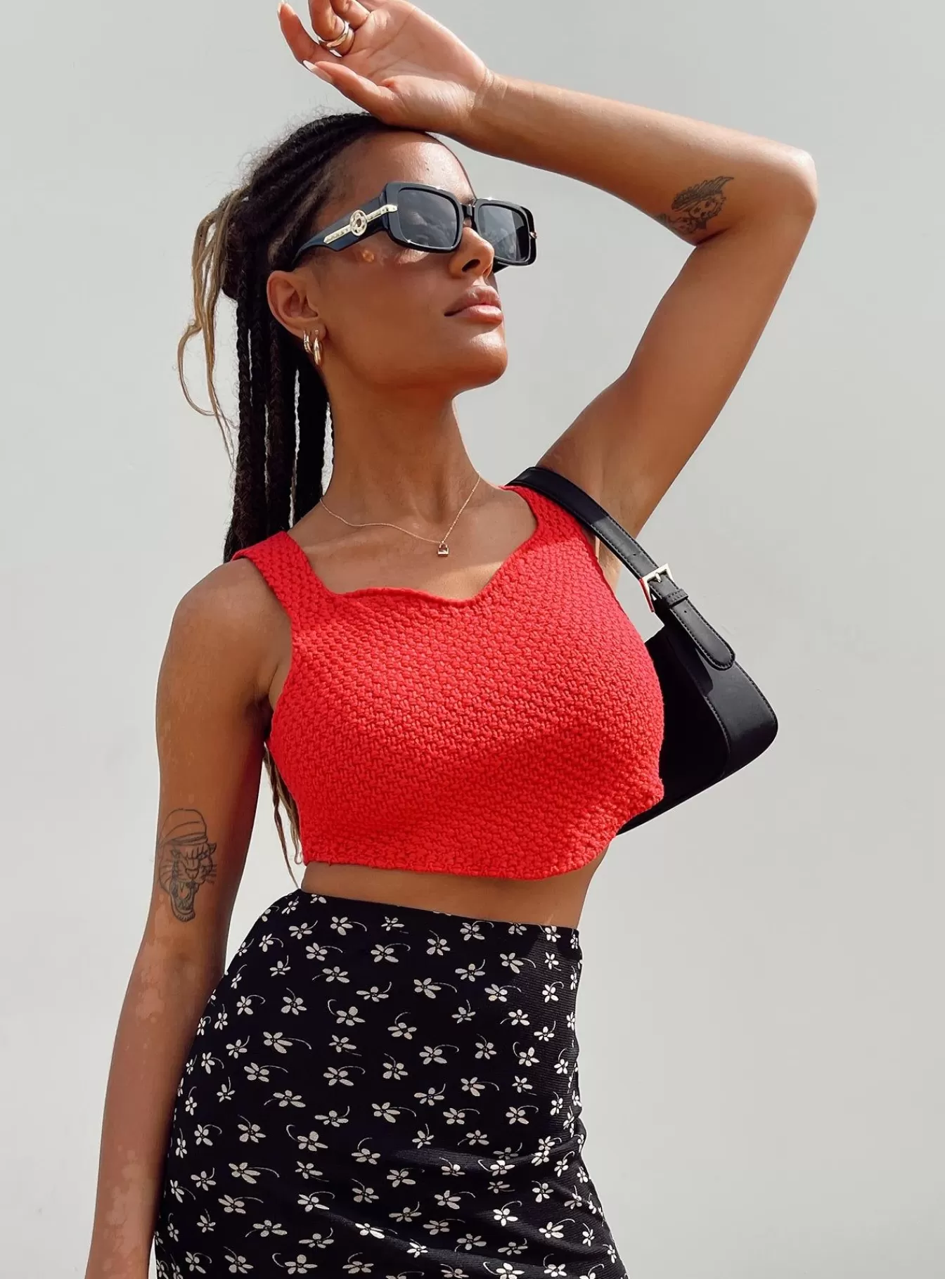 Princess Polly Crop Tops | Dalton Top Red