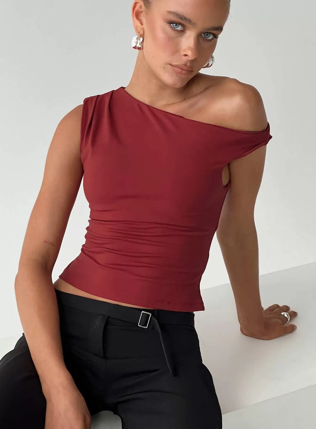 Princess Polly Party Tops | Danza Top Red