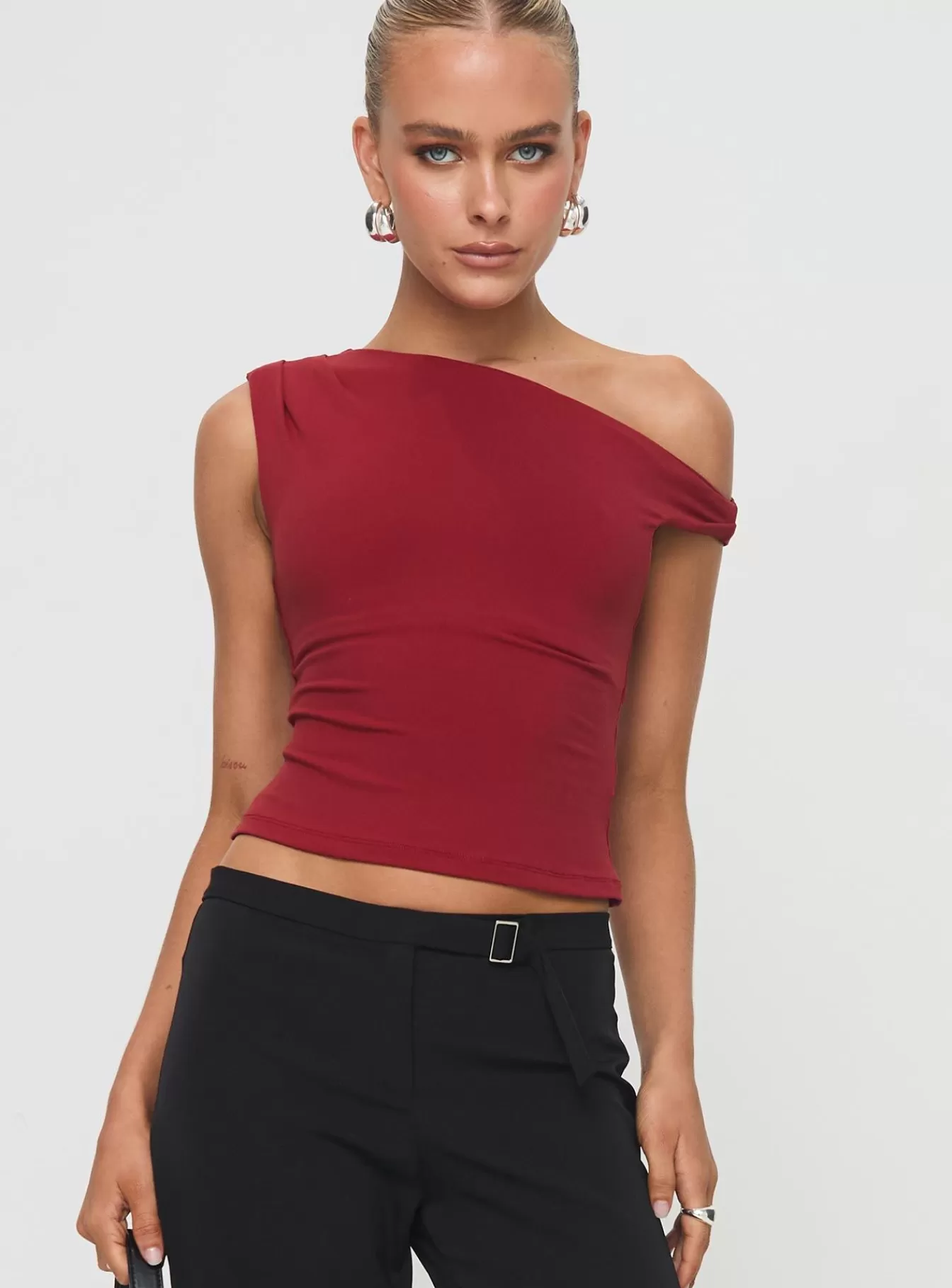 Princess Polly Party Tops | Danza Top Red