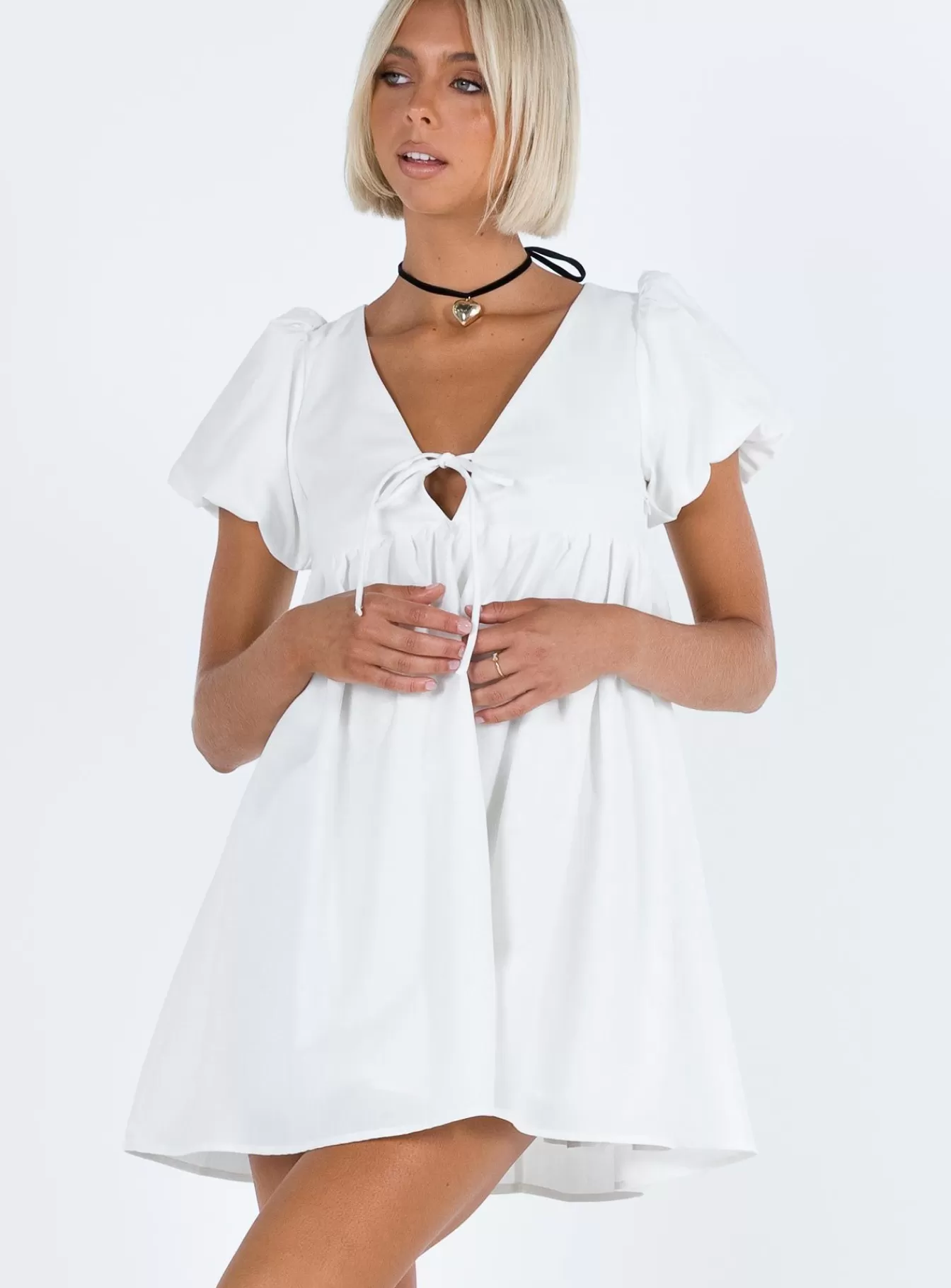 Princess Polly Mini Dresses | Daxton Mini Dress White