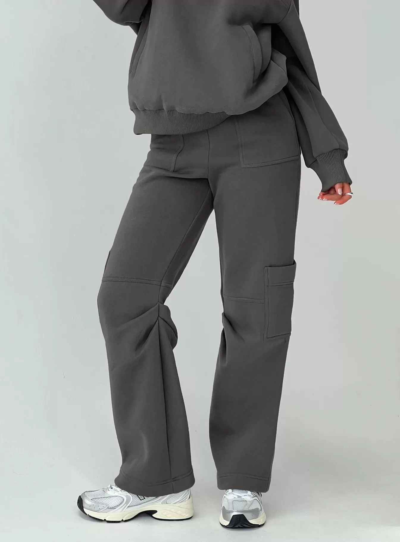 Princess Polly Pants | Derek Track Pants Grey