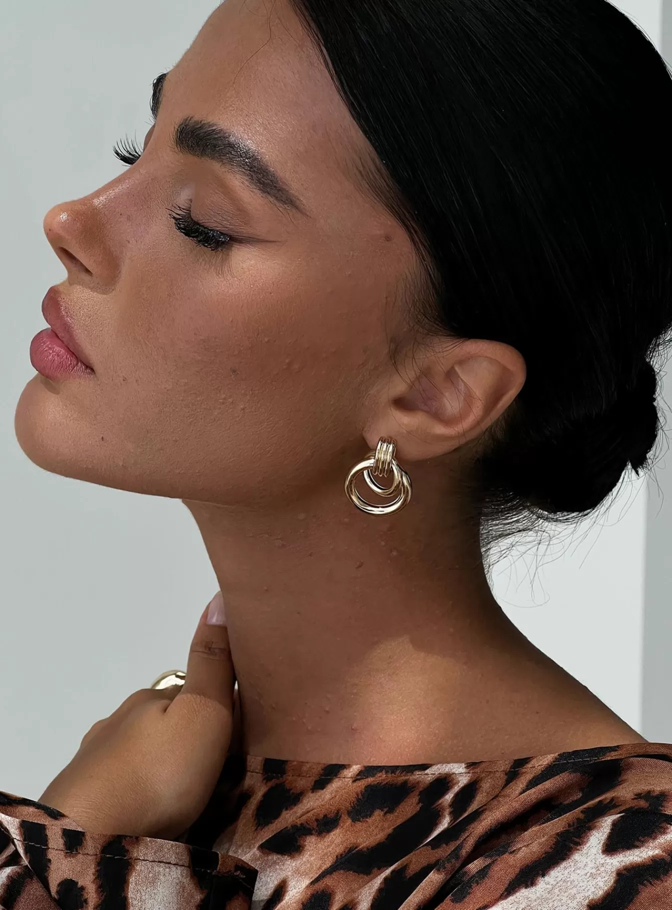 Princess Polly Earrings | Doorknocker Earrings Gold