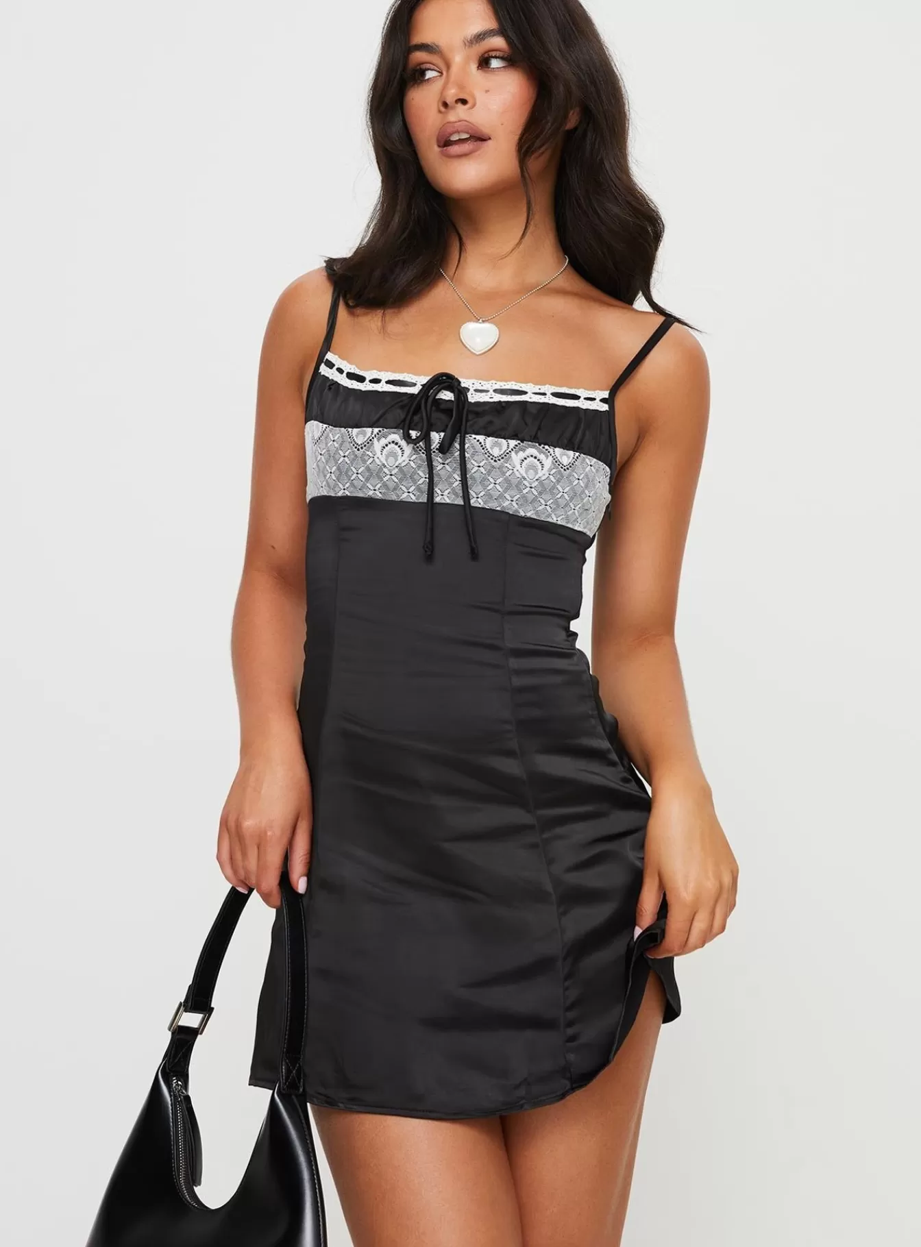 Princess Polly Mini Dresses | Dorisa Mini Dress Black