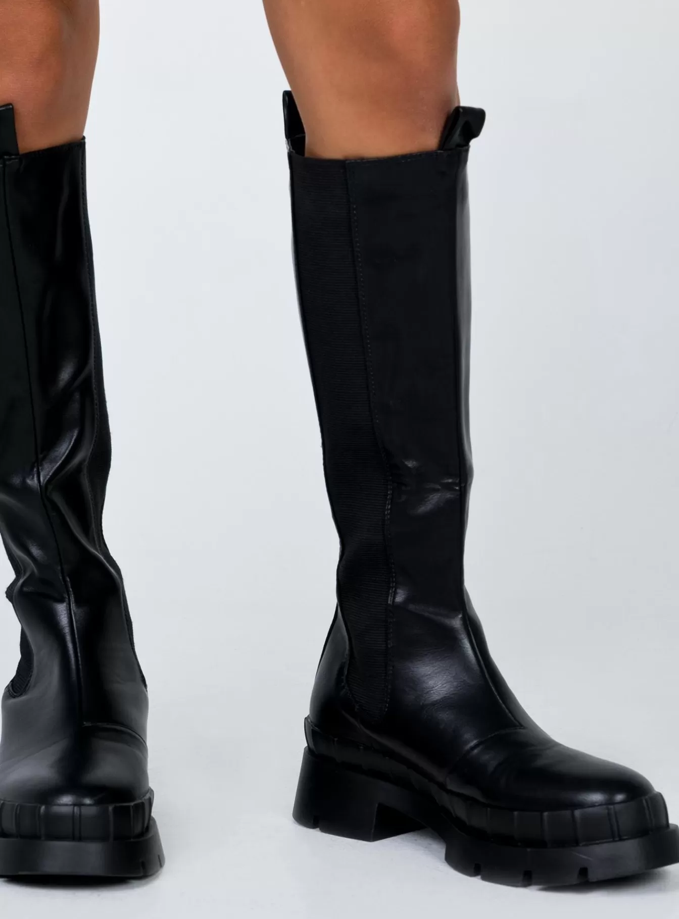 Princess Polly Boots | Douglas Boots Black
