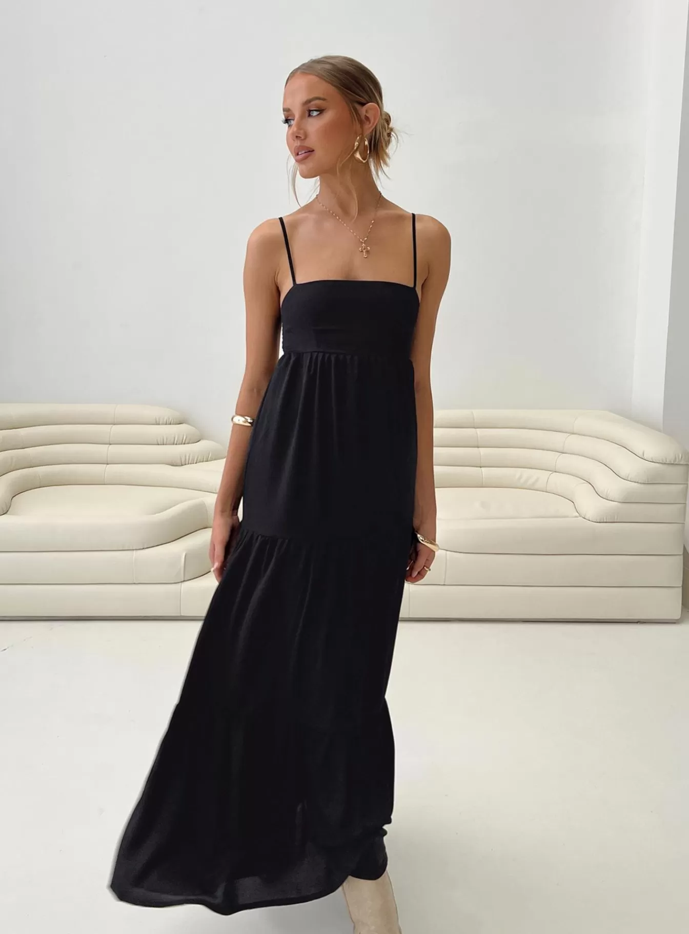 Princess Polly Maxi Dresses | Dunster Maxi Dress Black