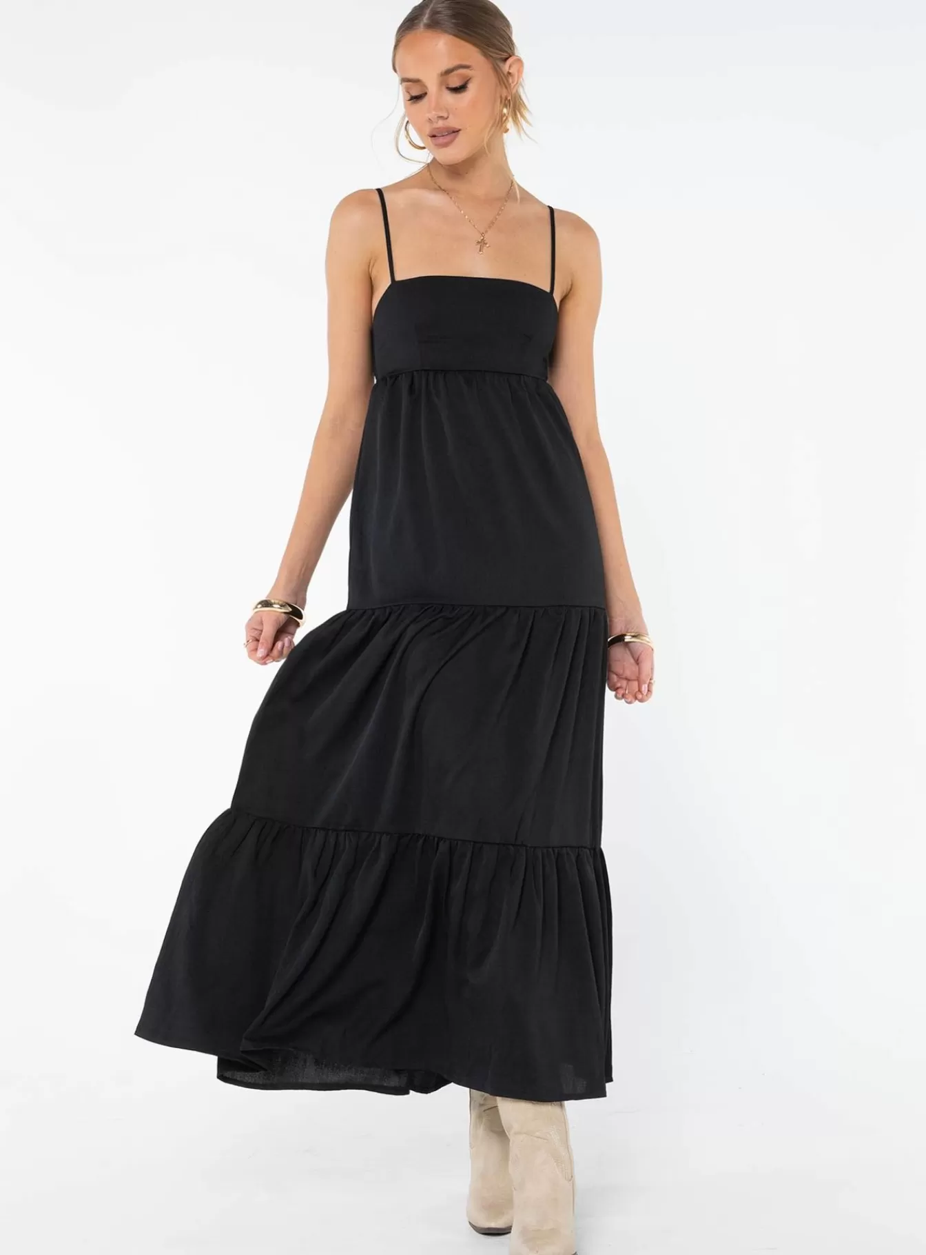 Princess Polly Maxi Dresses | Dunster Maxi Dress Black