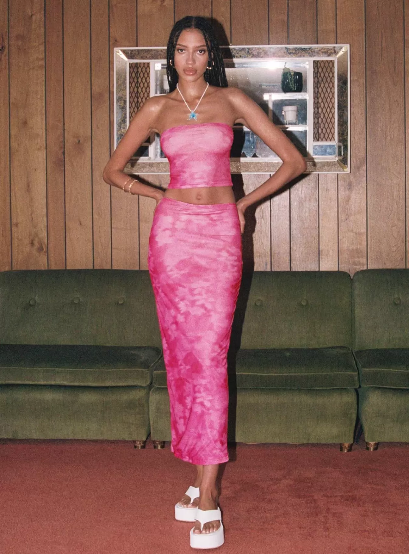 Princess Polly Skirts | Dunston Mesh Maxi Skirt Pink