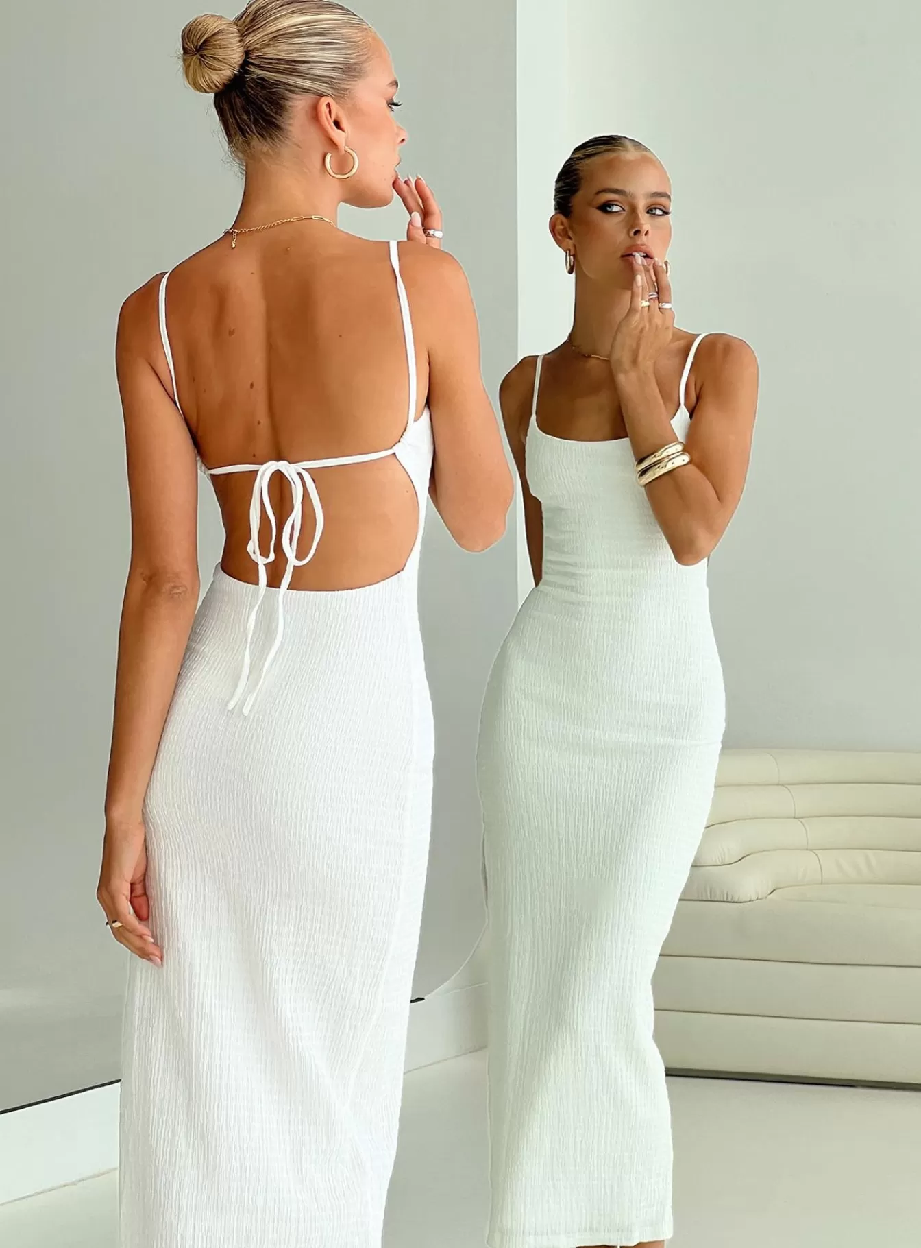 Princess Polly Maxi Dresses | Elestria Maxi Dress White