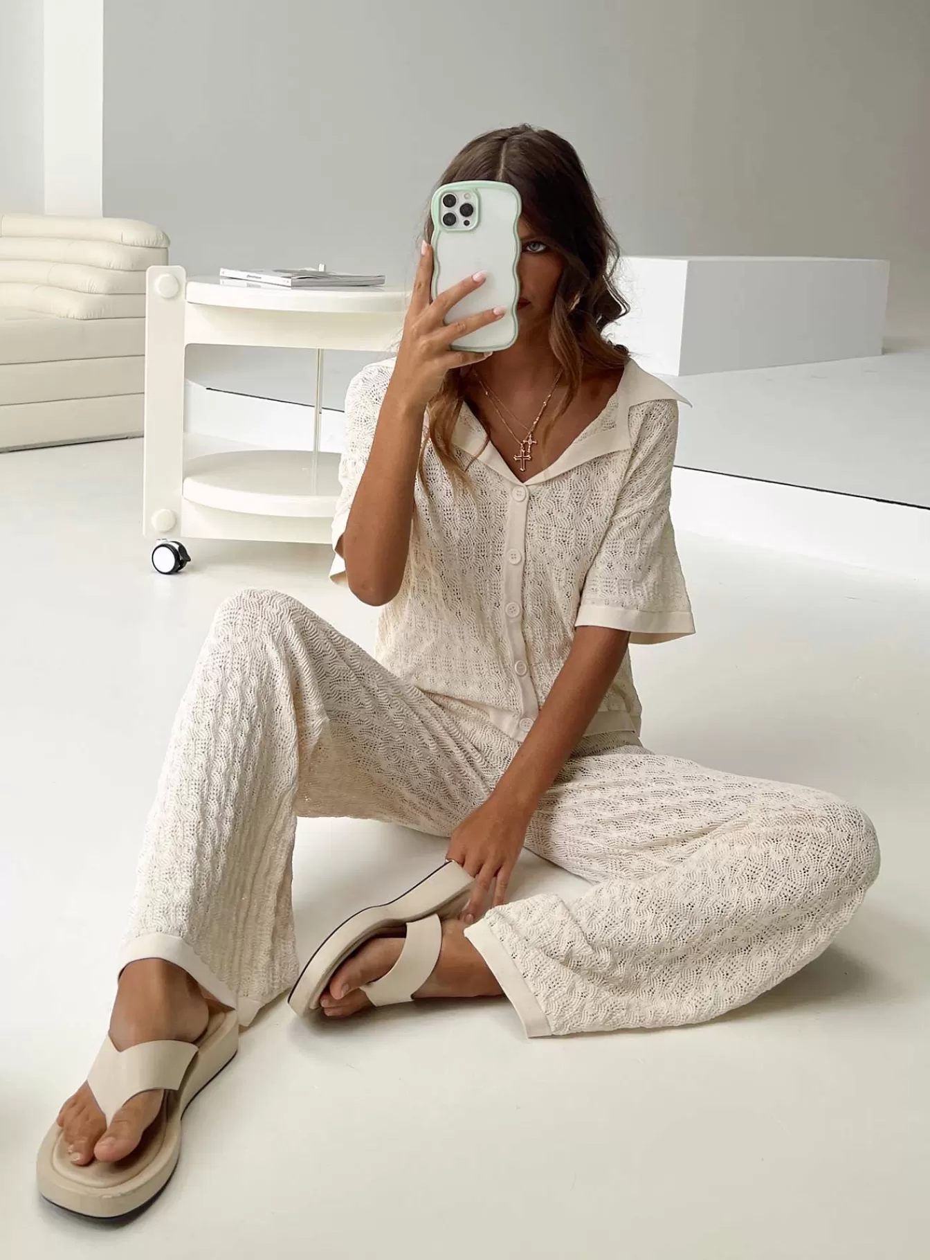 Princess Polly Crop Tops | Elizondo Set Cream