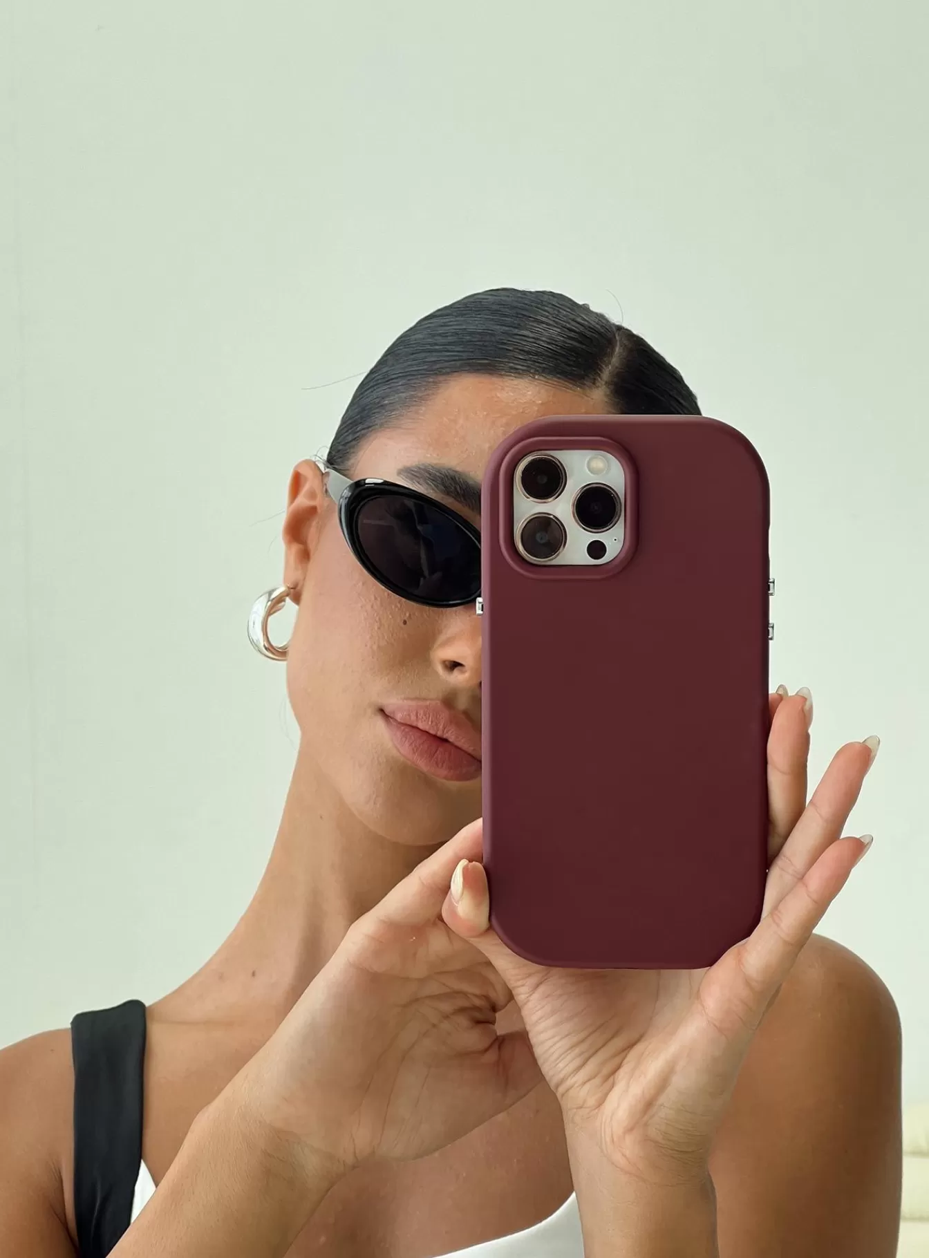 Princess Polly Phone Accessories | Emorie Iphone Case Burgundy