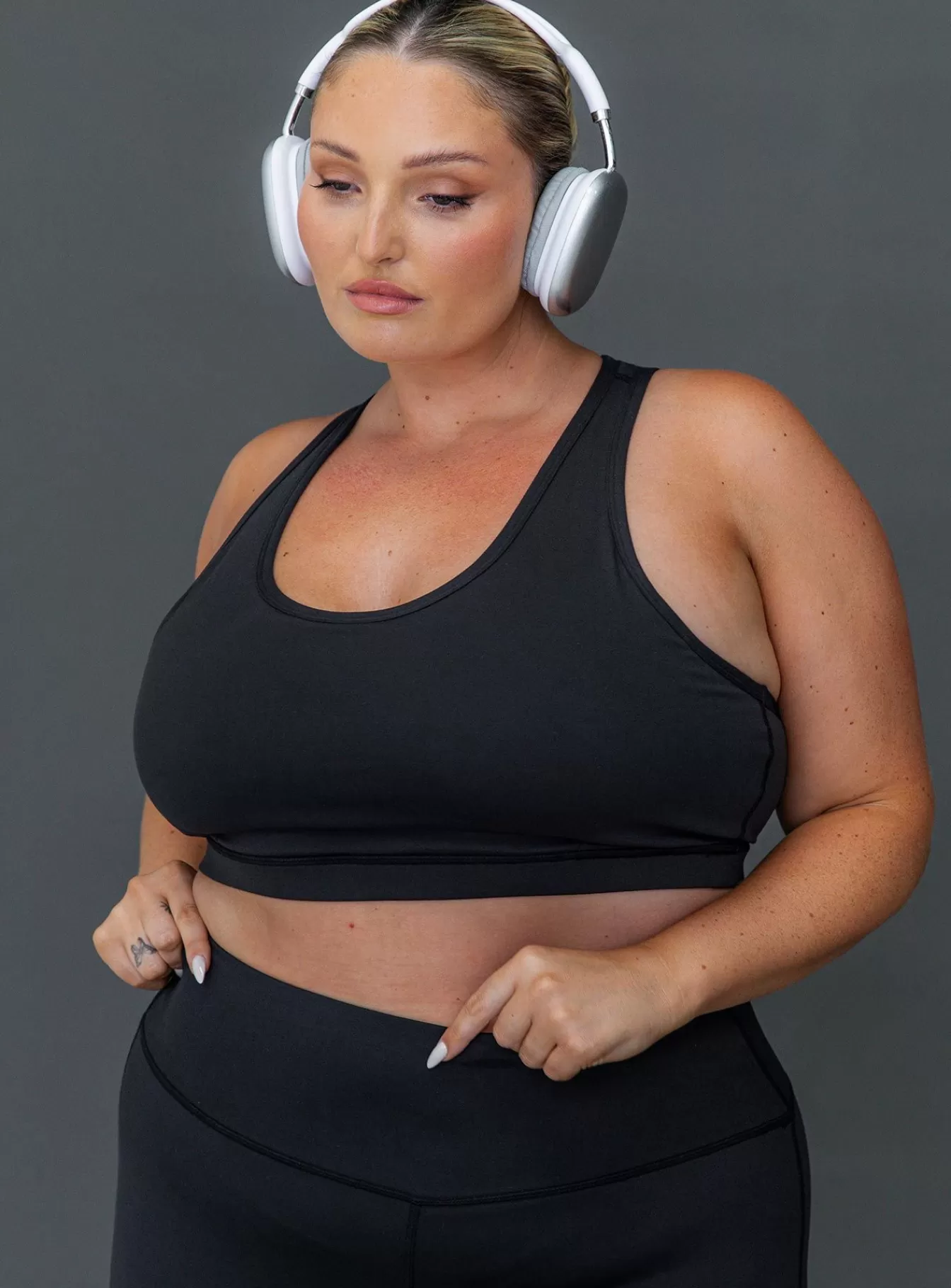 Princess Polly Casual Tops | Energised Activewear Top Curve Black
