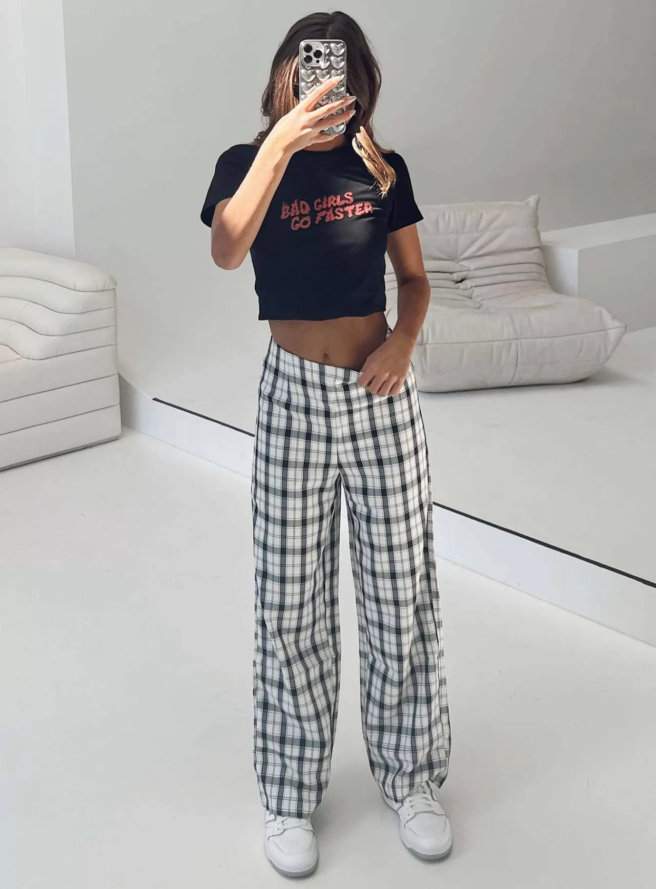 Princess Polly Pants | Euros Pants Black/White