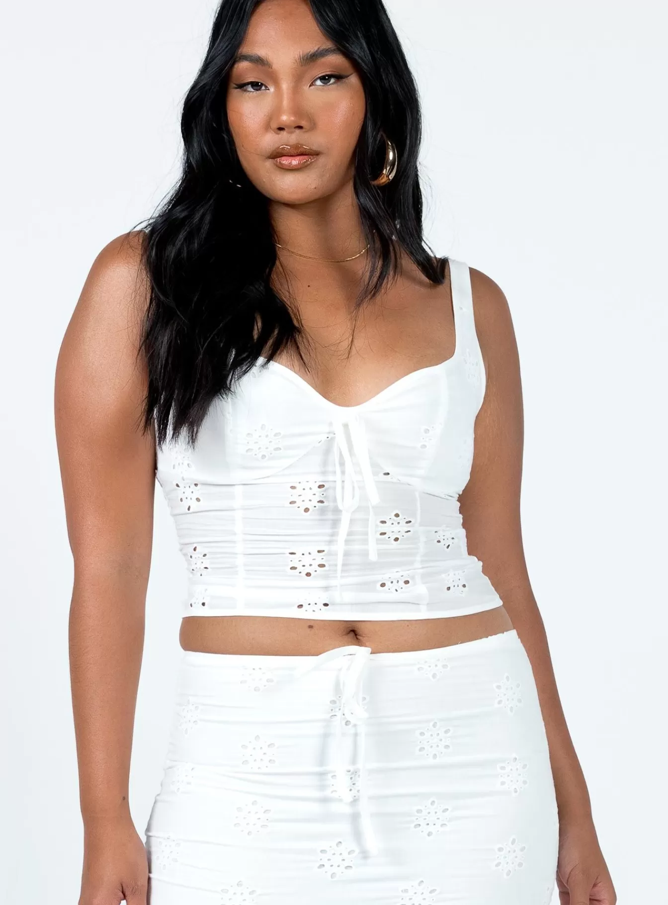 Princess Polly Spring Tops | Flowerfields Top Ivory