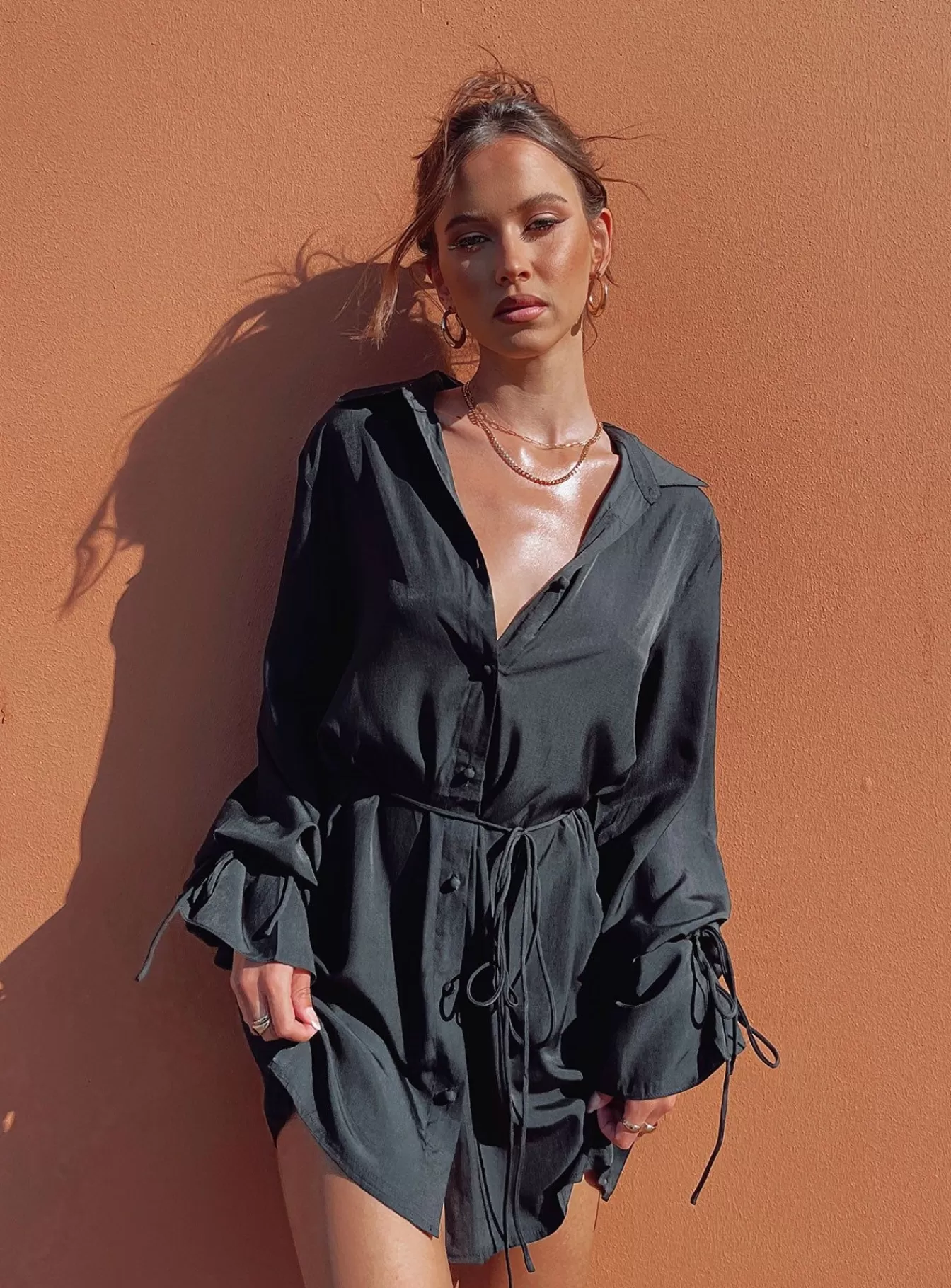 Princess Polly Mini Dresses | Forbidden Mini Dress Black