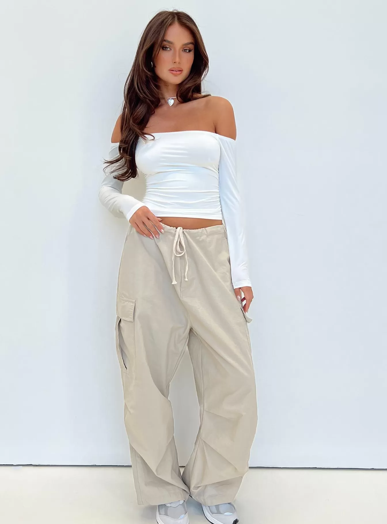 Princess Polly Long Sleeve Tops | Fyra Long Sleeve Top White