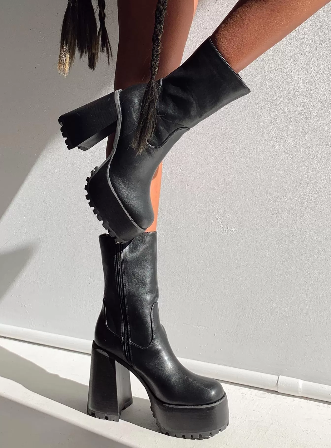 Princess Polly Boots | Garbo Boots Black