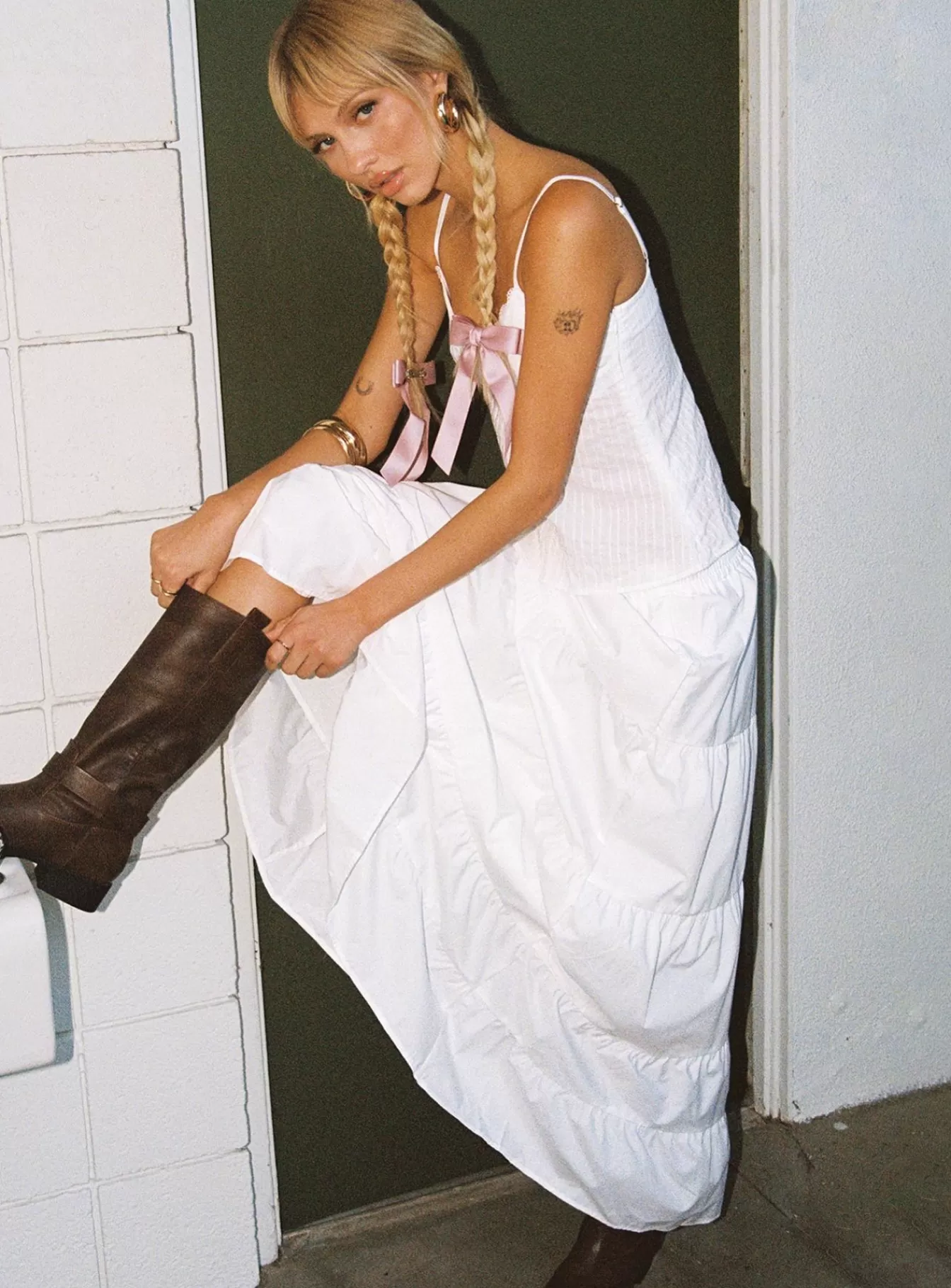 Princess Polly Skirts | Garden Party Maxi Skirt White