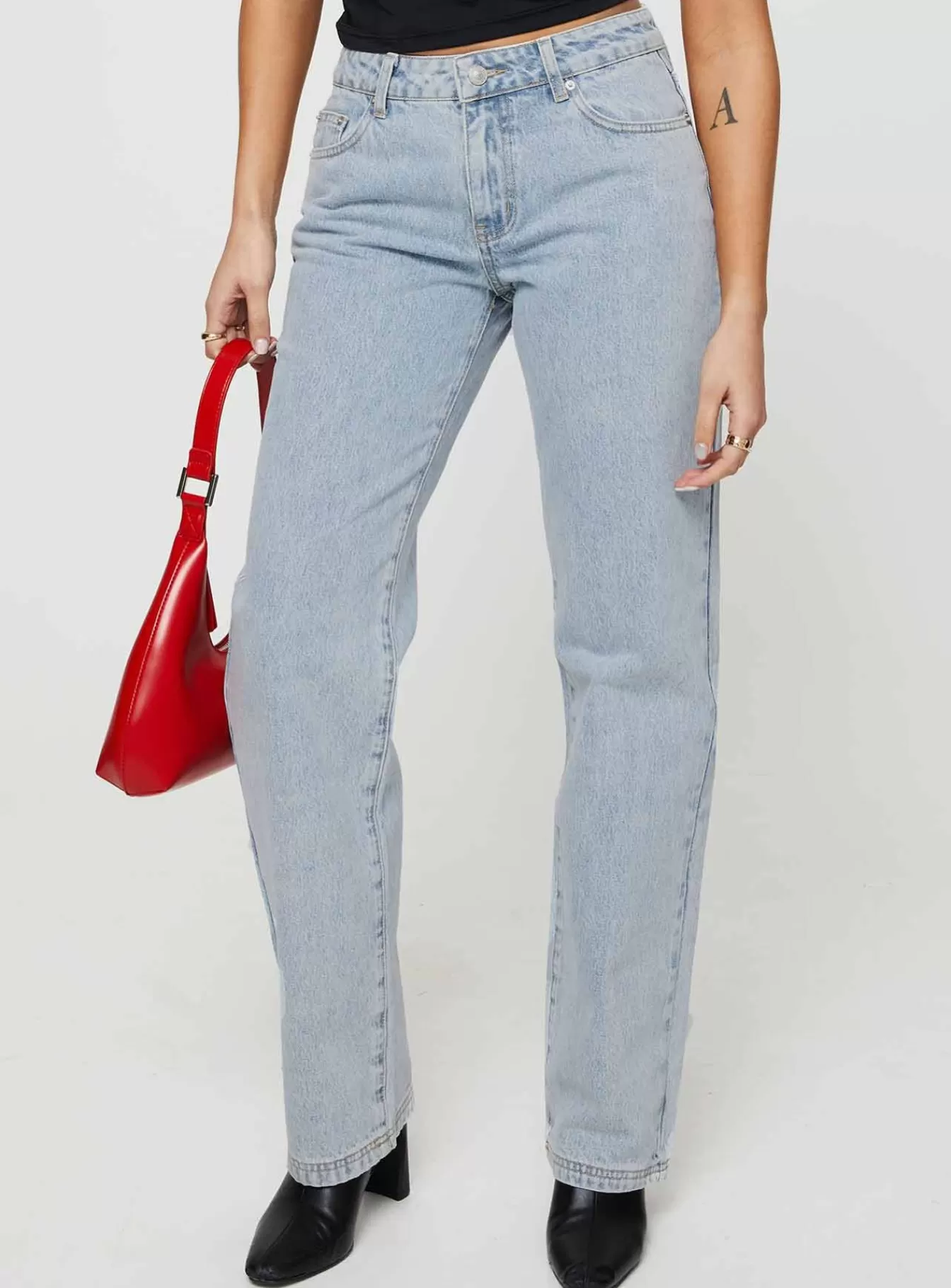 Princess Polly Jeans | Gazelle Jeans Light Wash Denim