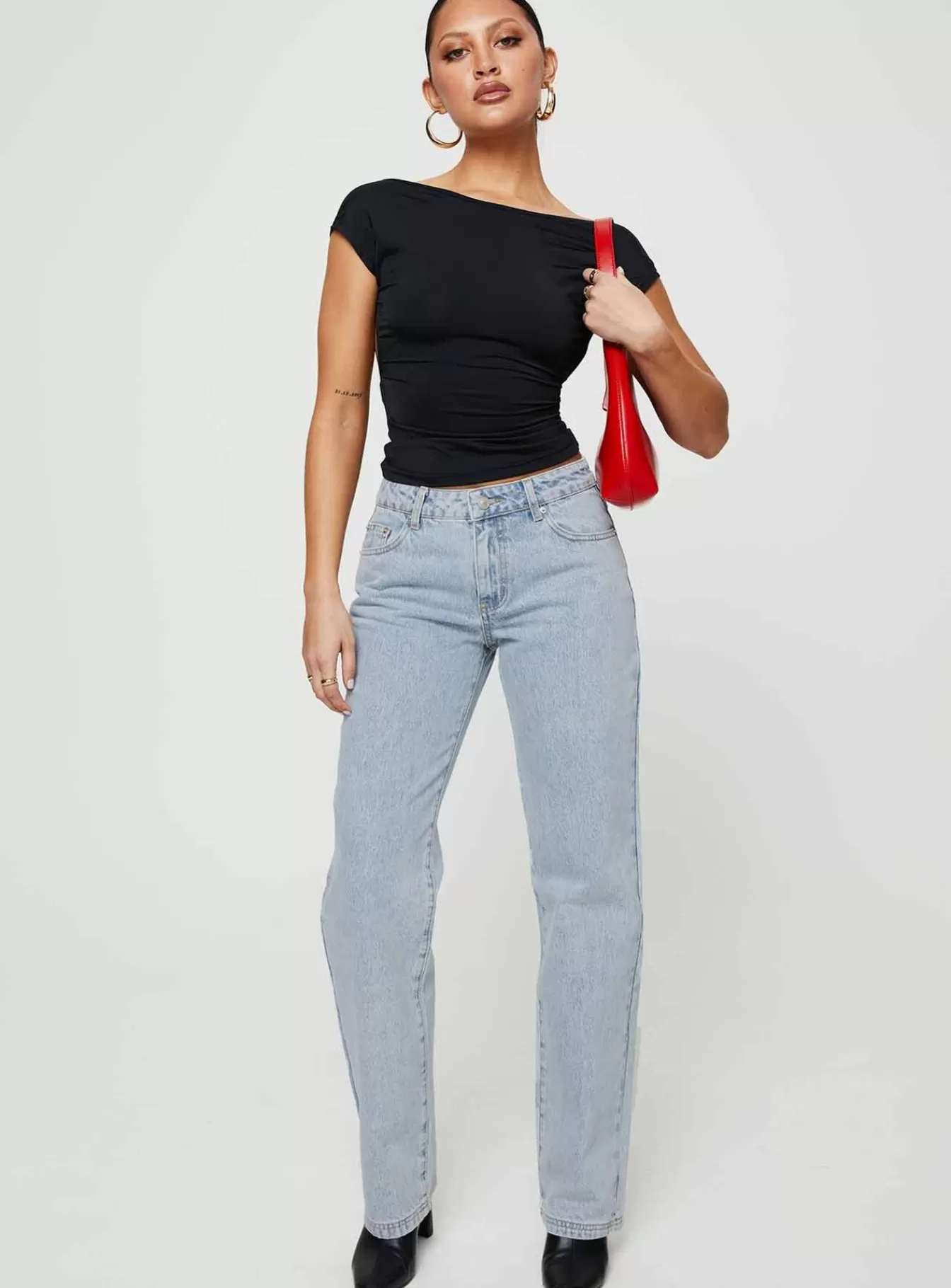 Princess Polly Jeans | Gazelle Jeans Light Wash Denim