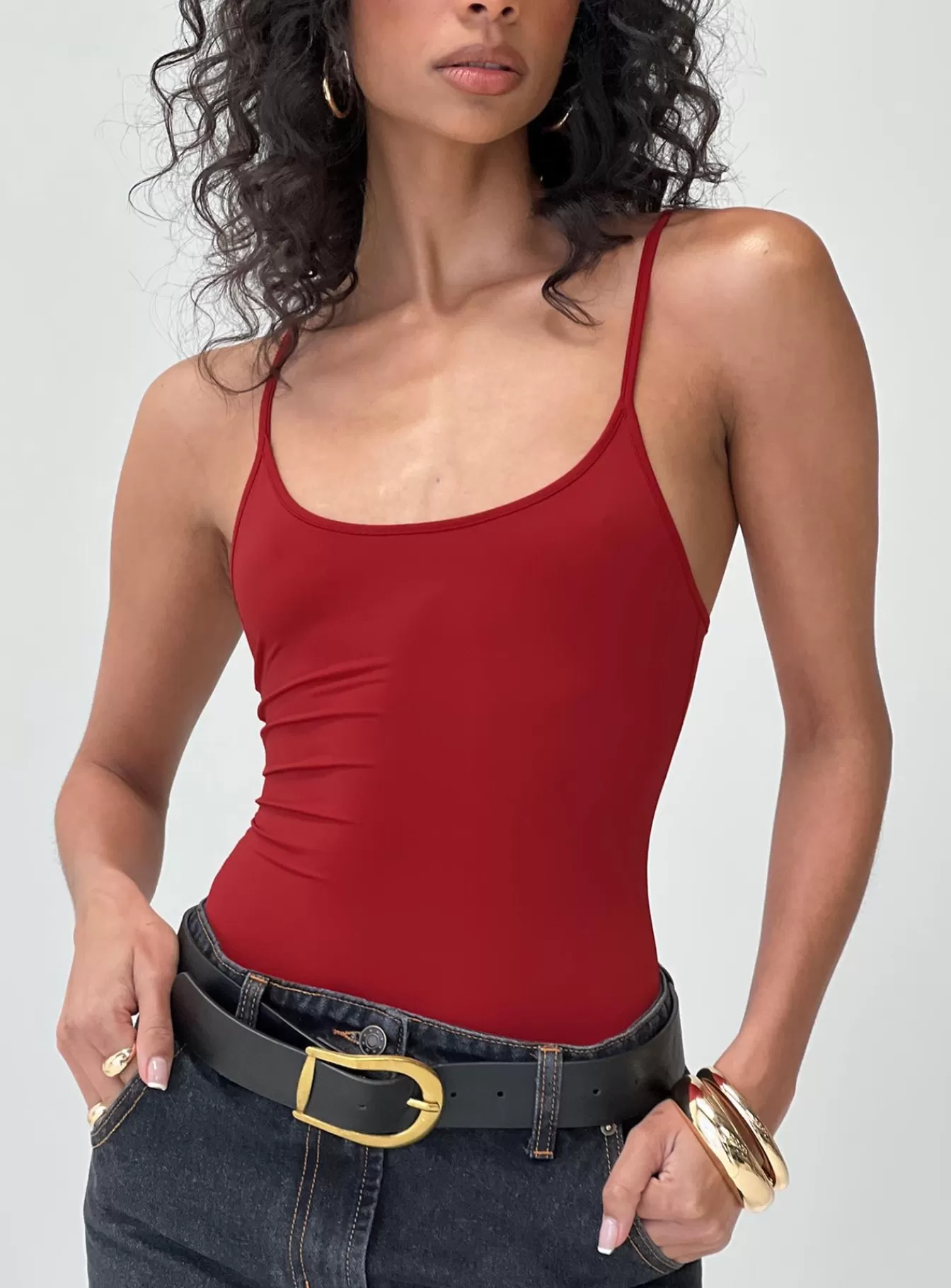 Princess Polly Casual Tops | Geary Bodysuit Red