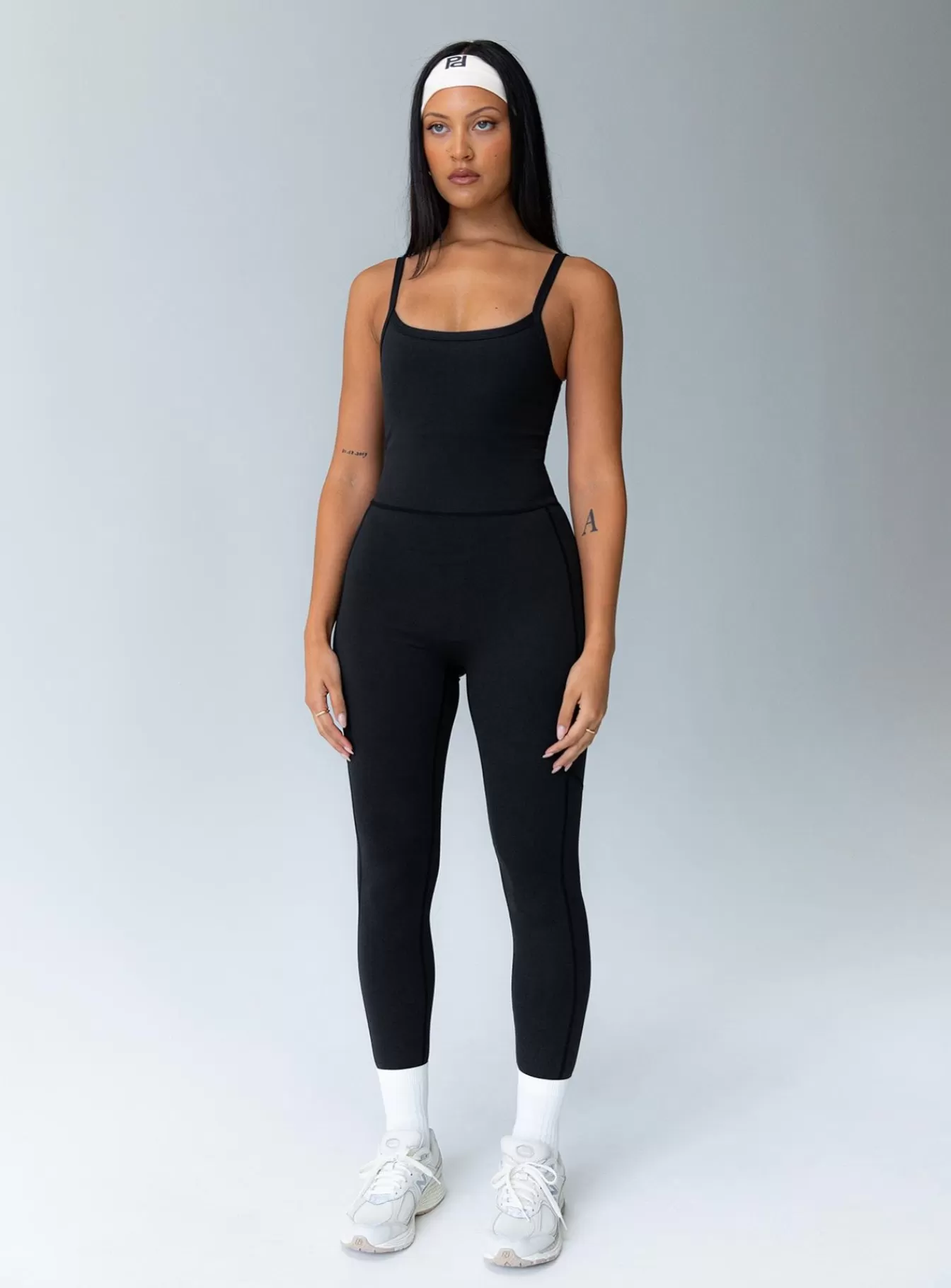 Princess Polly Jumpsuits | Go Getter Activewear Jumpsuit Black