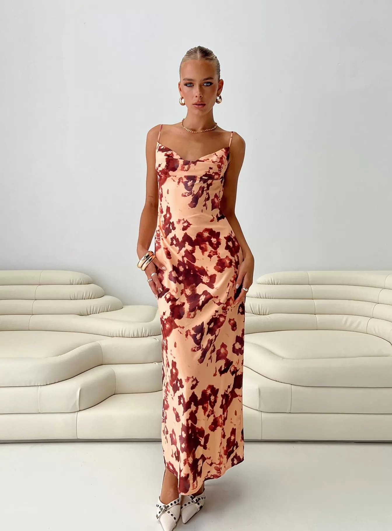 Princess Polly Maxi Dresses | Gracele Maxi Dress Pink Floral