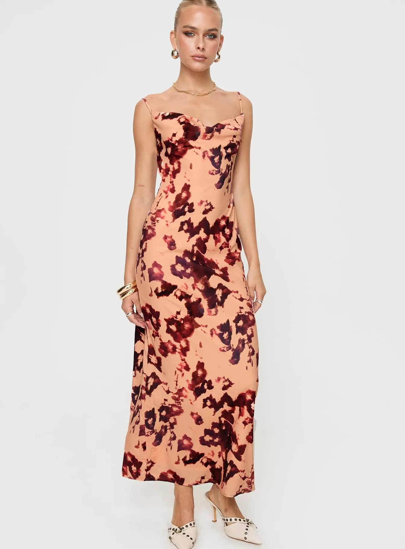 Princess Polly Maxi Dresses | Gracele Maxi Dress Pink Floral