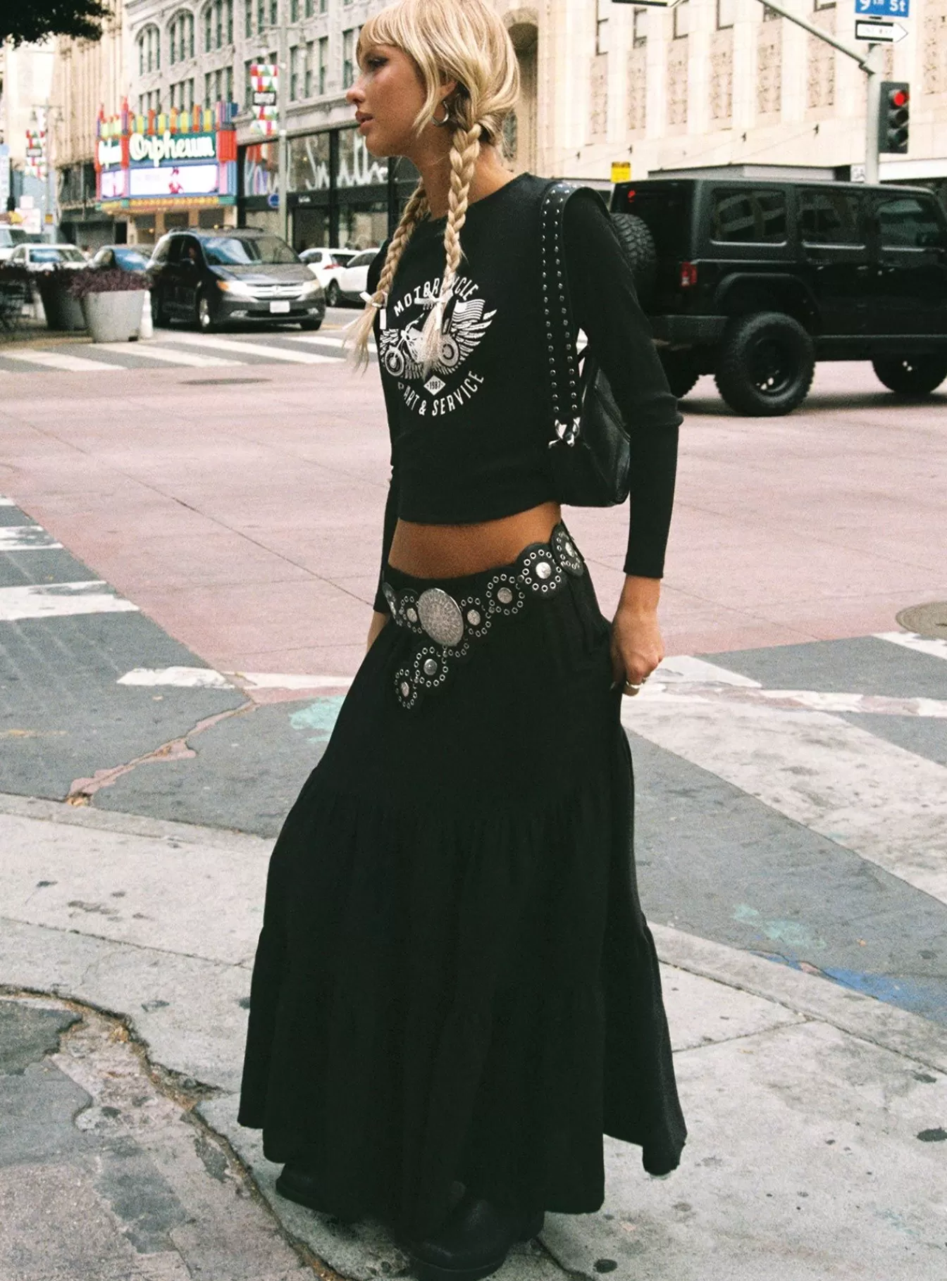 Princess Polly Skirts | Hale Midi Skirt Black
