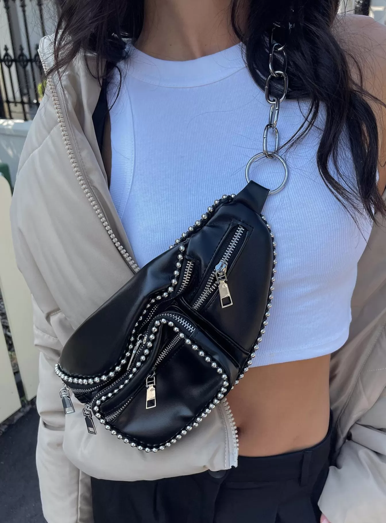 Princess Polly Bags & Wallets | Hawker Crossbody Belt Bag Black