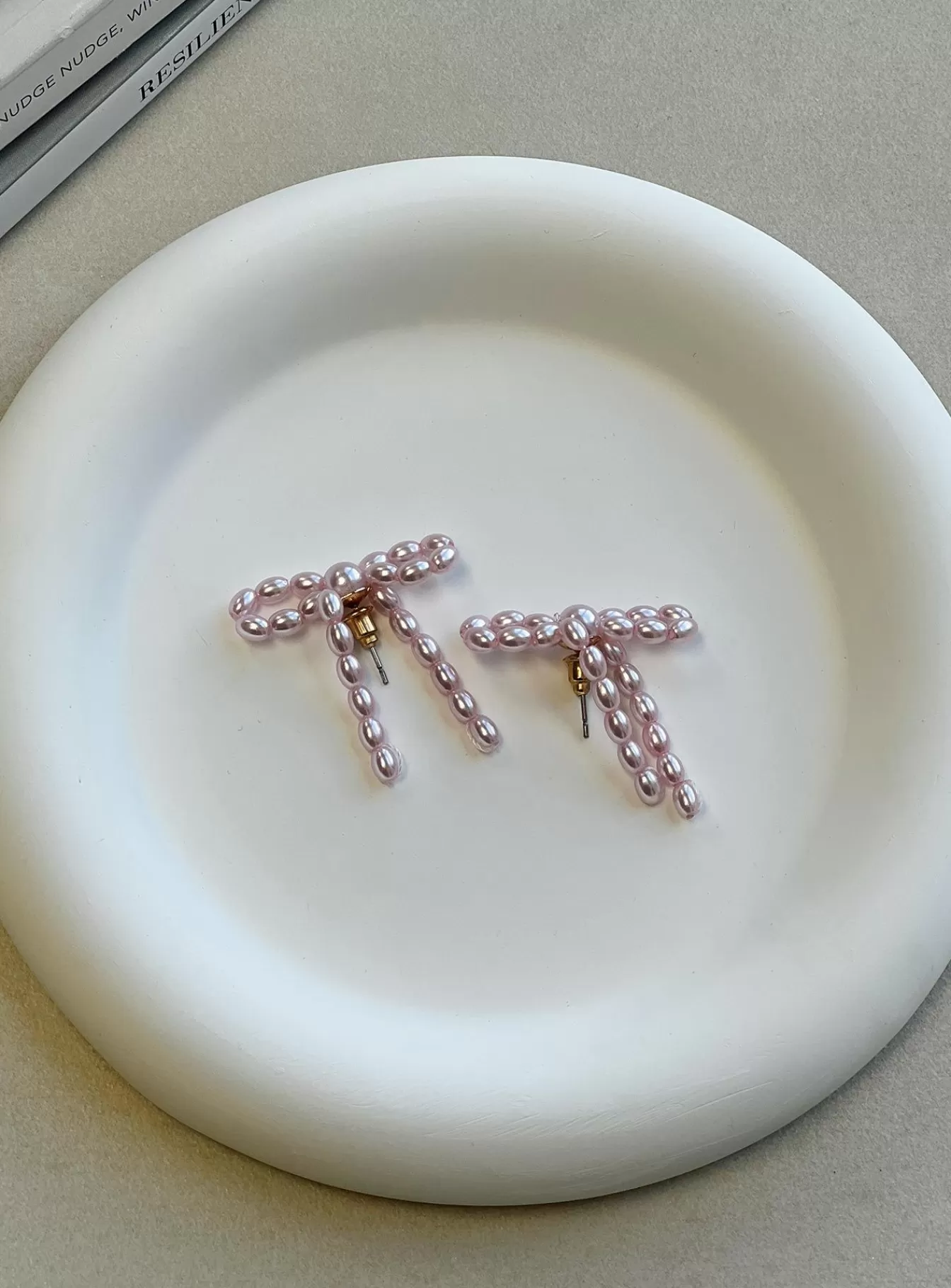 Princess Polly Earrings | Hazal Earrings Pink Pearl