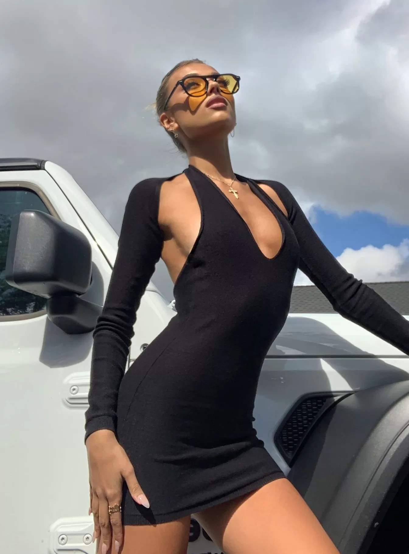 Princess Polly Mini Dresses | Heavenly Sent Mini Dress Black