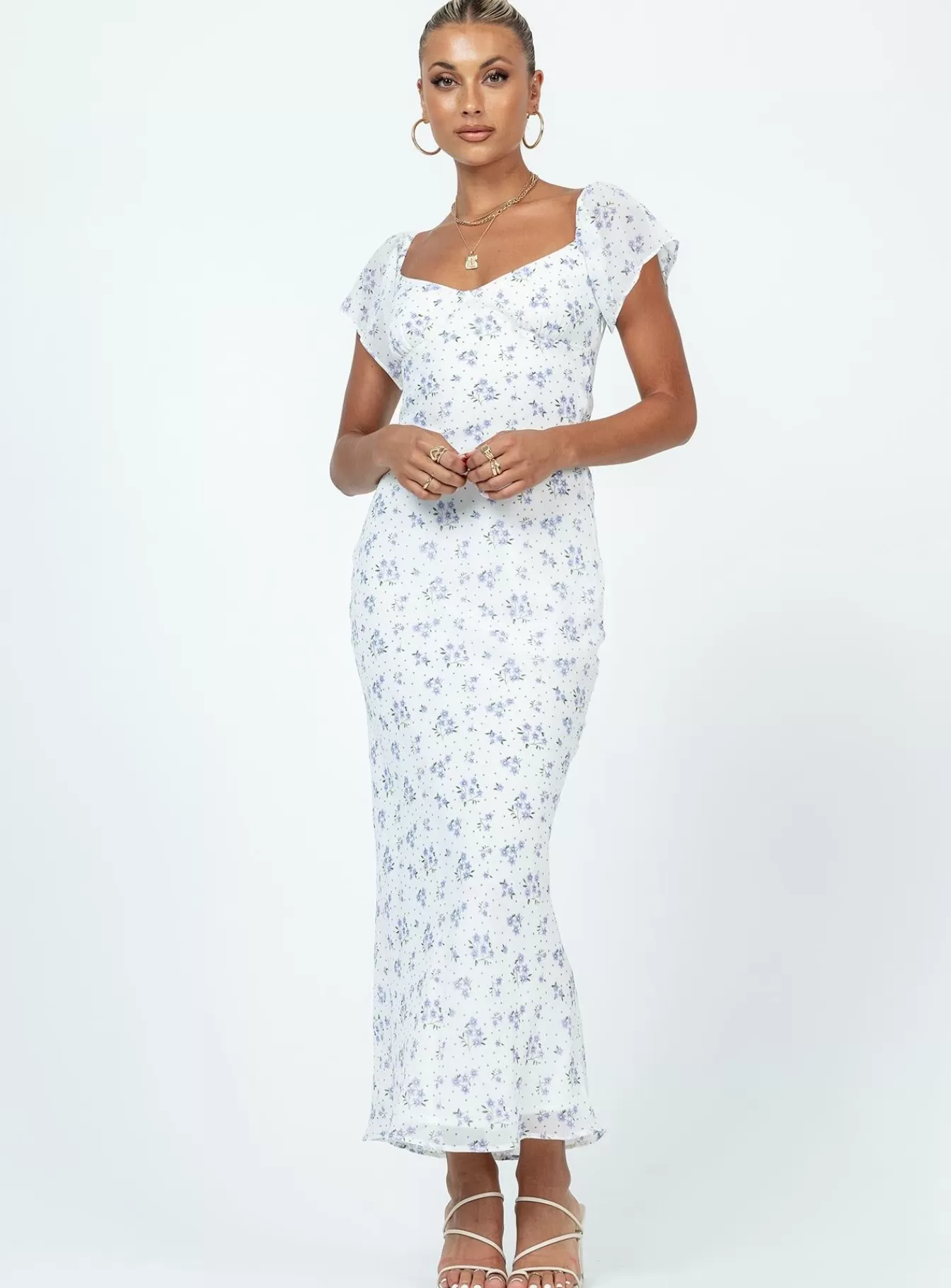 Princess Polly Maxi Dresses | Hera Maxi Dress Floral White