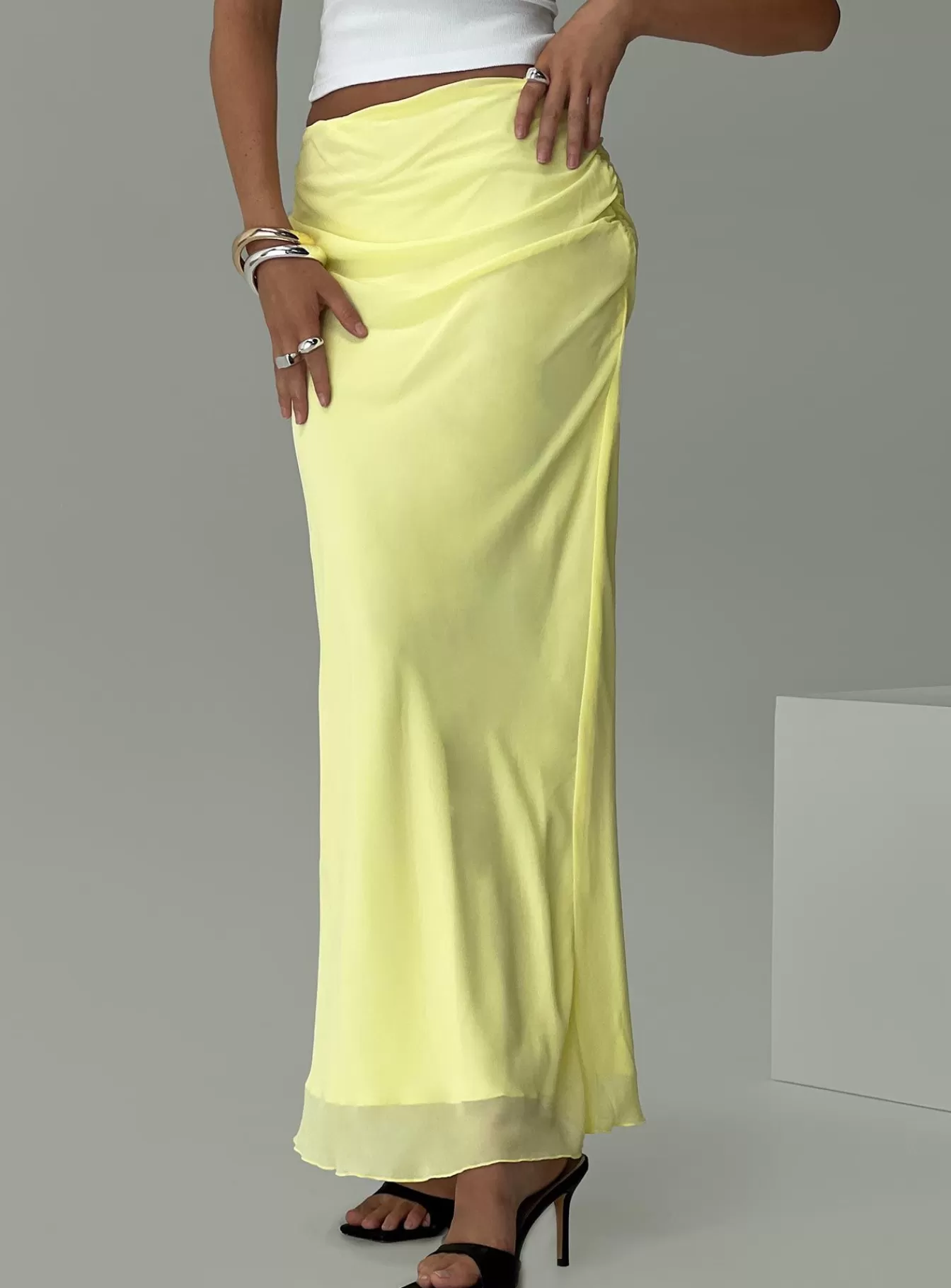Princess Polly Skirts | Herrera Maxi Skirt Yellow