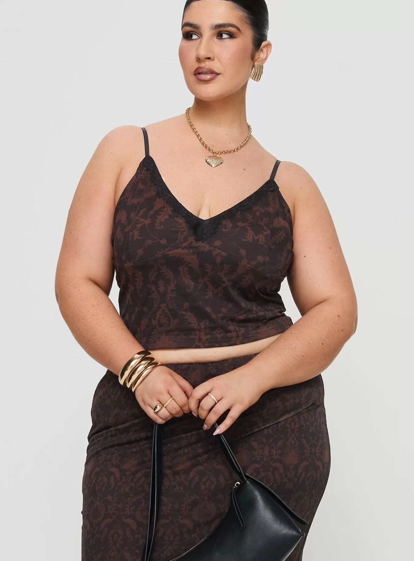 Princess Polly Party Tops | Hostona Top Curve Multi