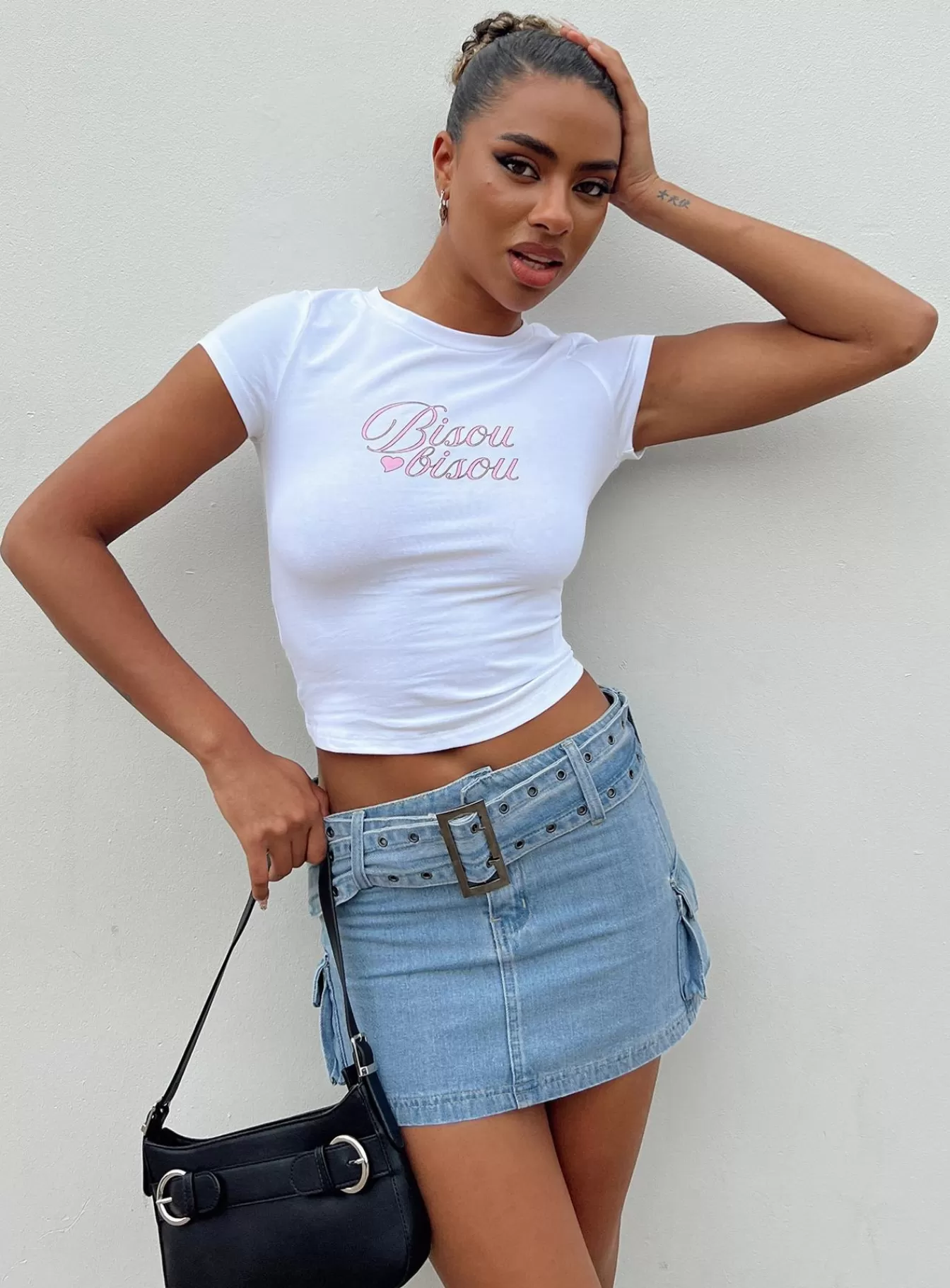 Princess Polly Skirts | Iconic Cargo Mini Skirt Denim