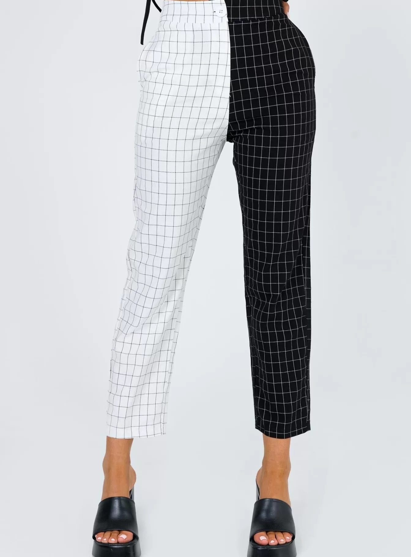 Princess Polly Pants | In Two Minds Pants White / Black