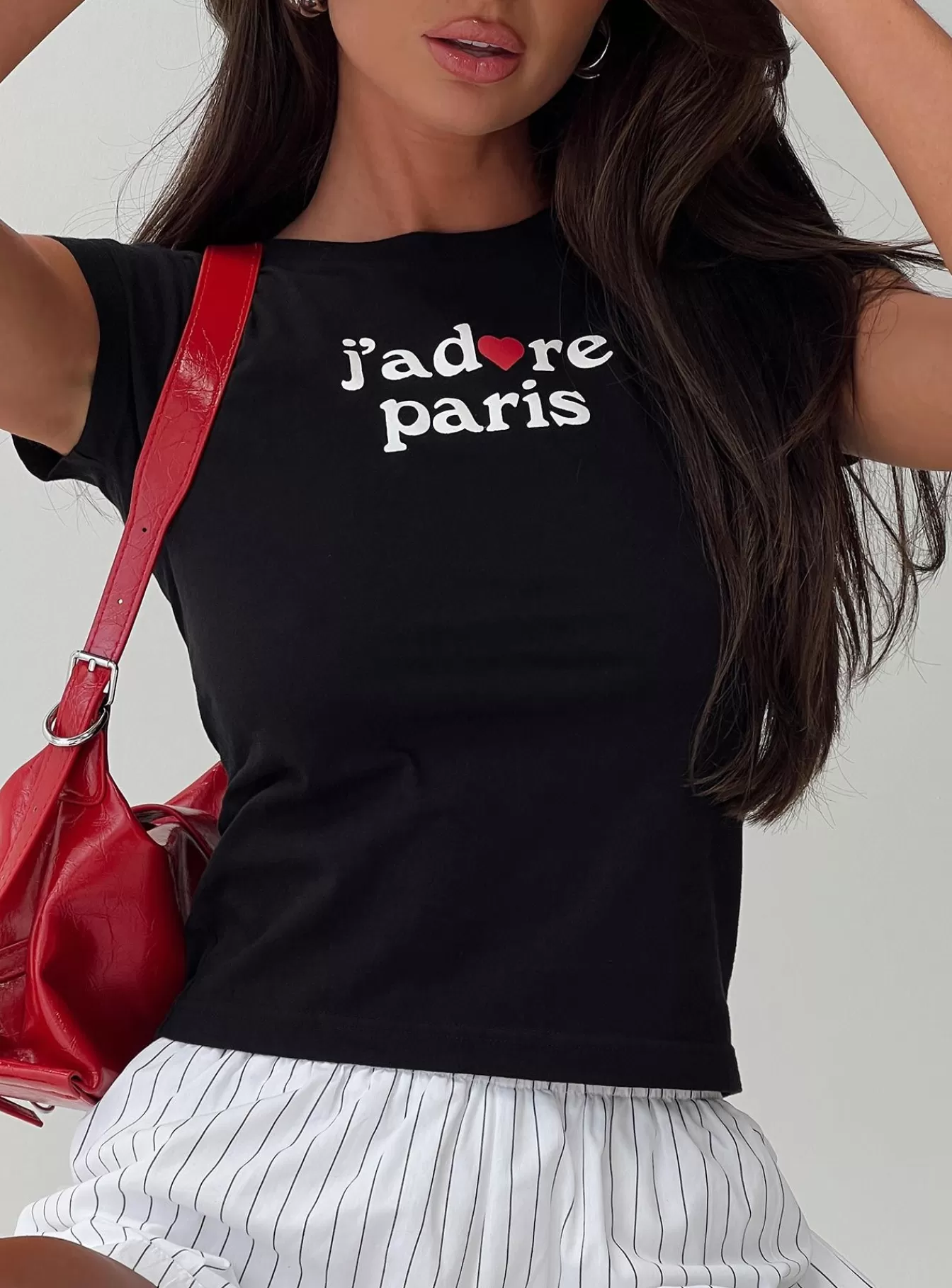 Princess Polly Casual Tops | Jadore Tee Black