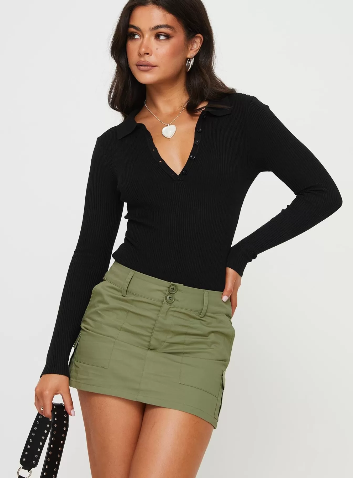 Princess Polly Skirts | Jameson Mini Skirt Green