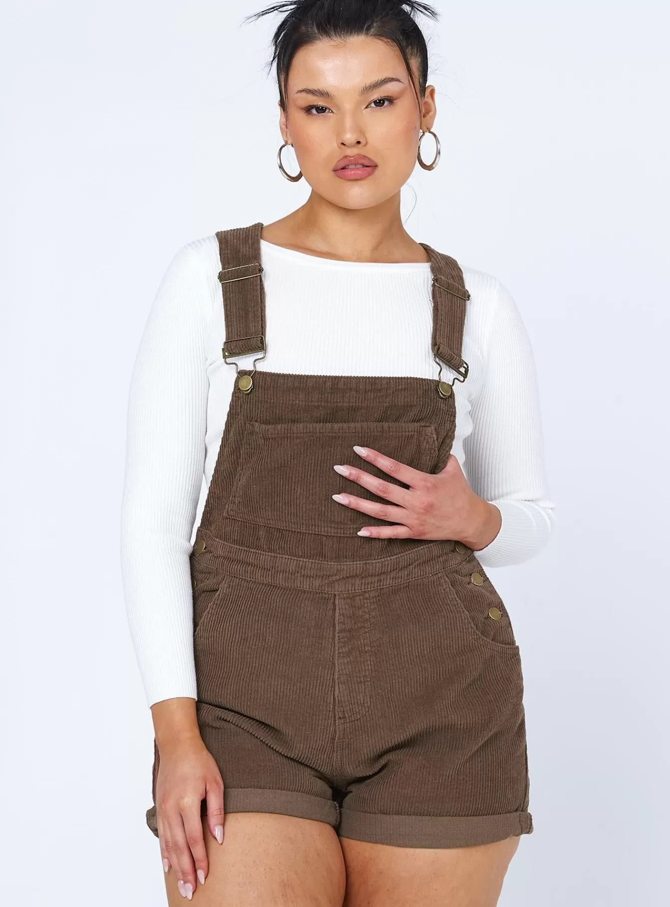 Princess Polly Rompers | Kacey Overalls Brown