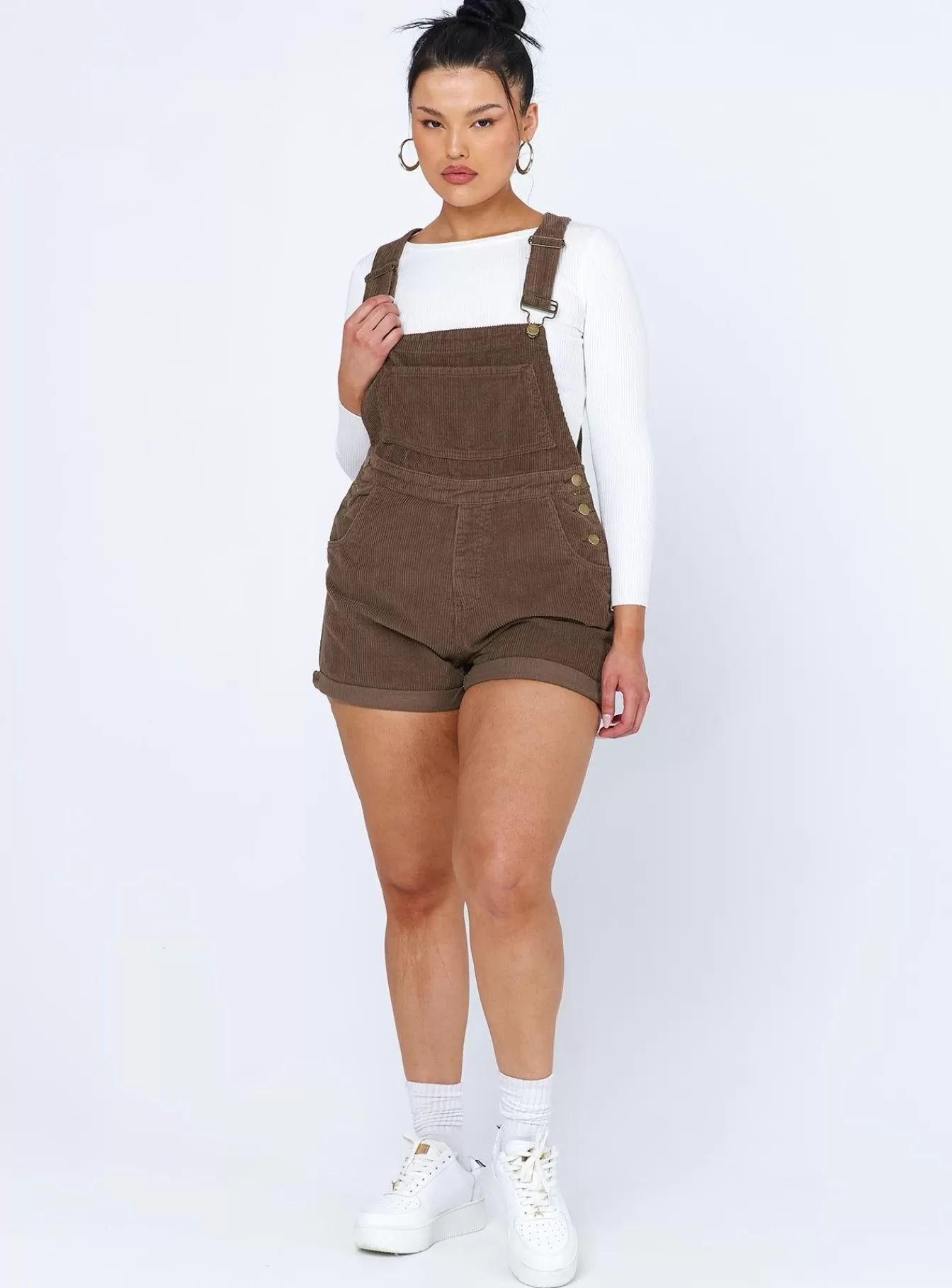 Princess Polly Rompers | Kacey Overalls Brown