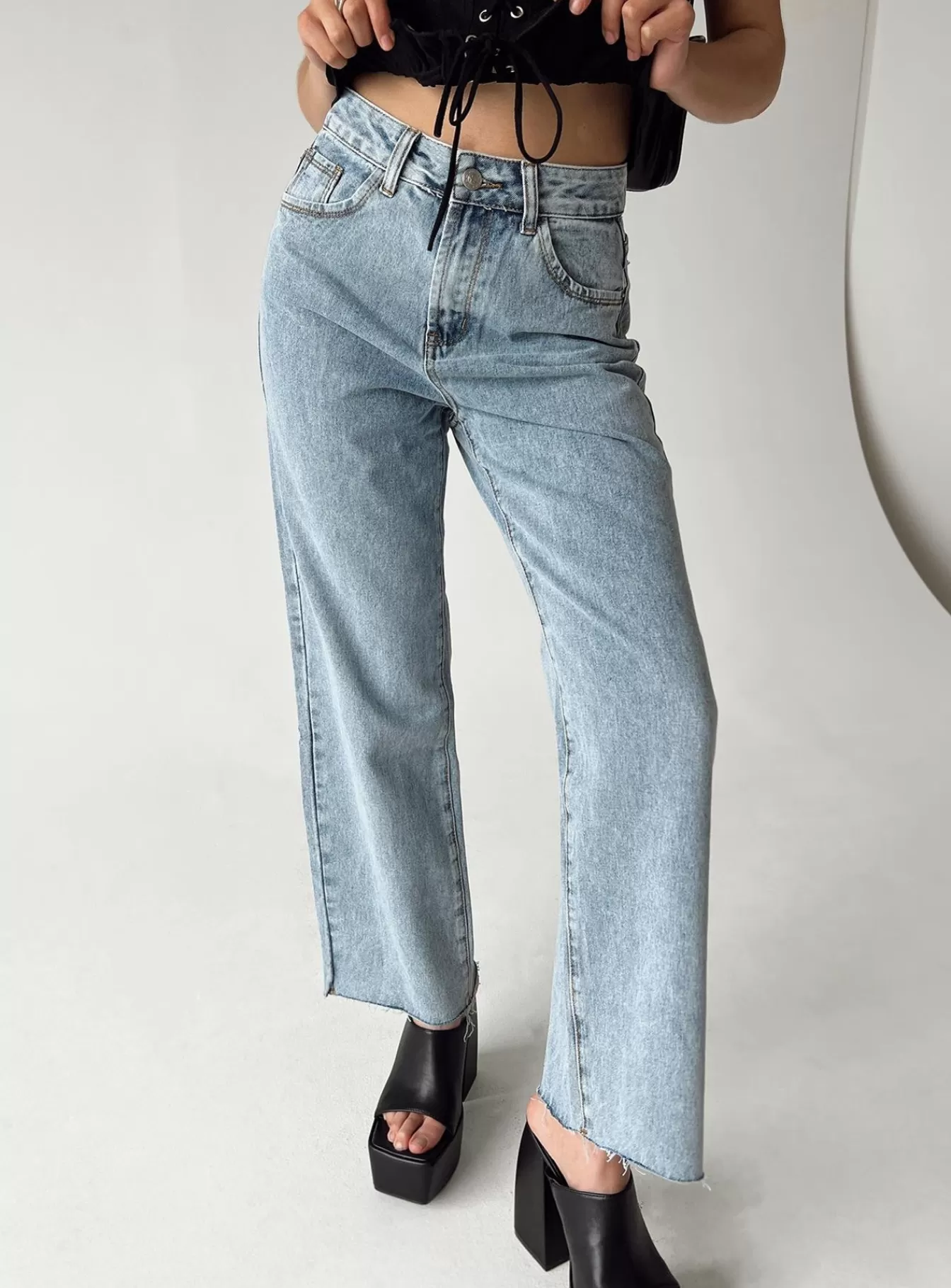 Princess Polly Jeans | Kalinda Denim Jeans Petite Blue