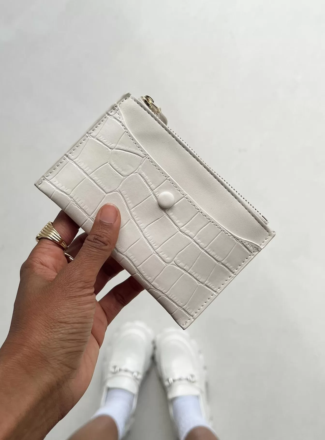 Princess Polly Bags & Wallets | Keeping Track Wallet Cream