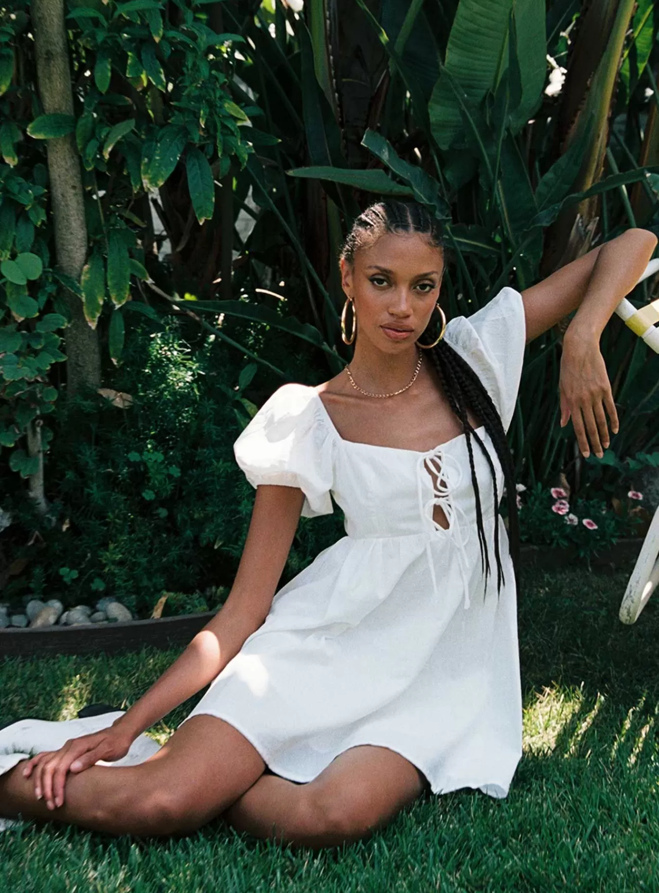 Princess Polly Mini Dresses | Keyla Mini Dress White