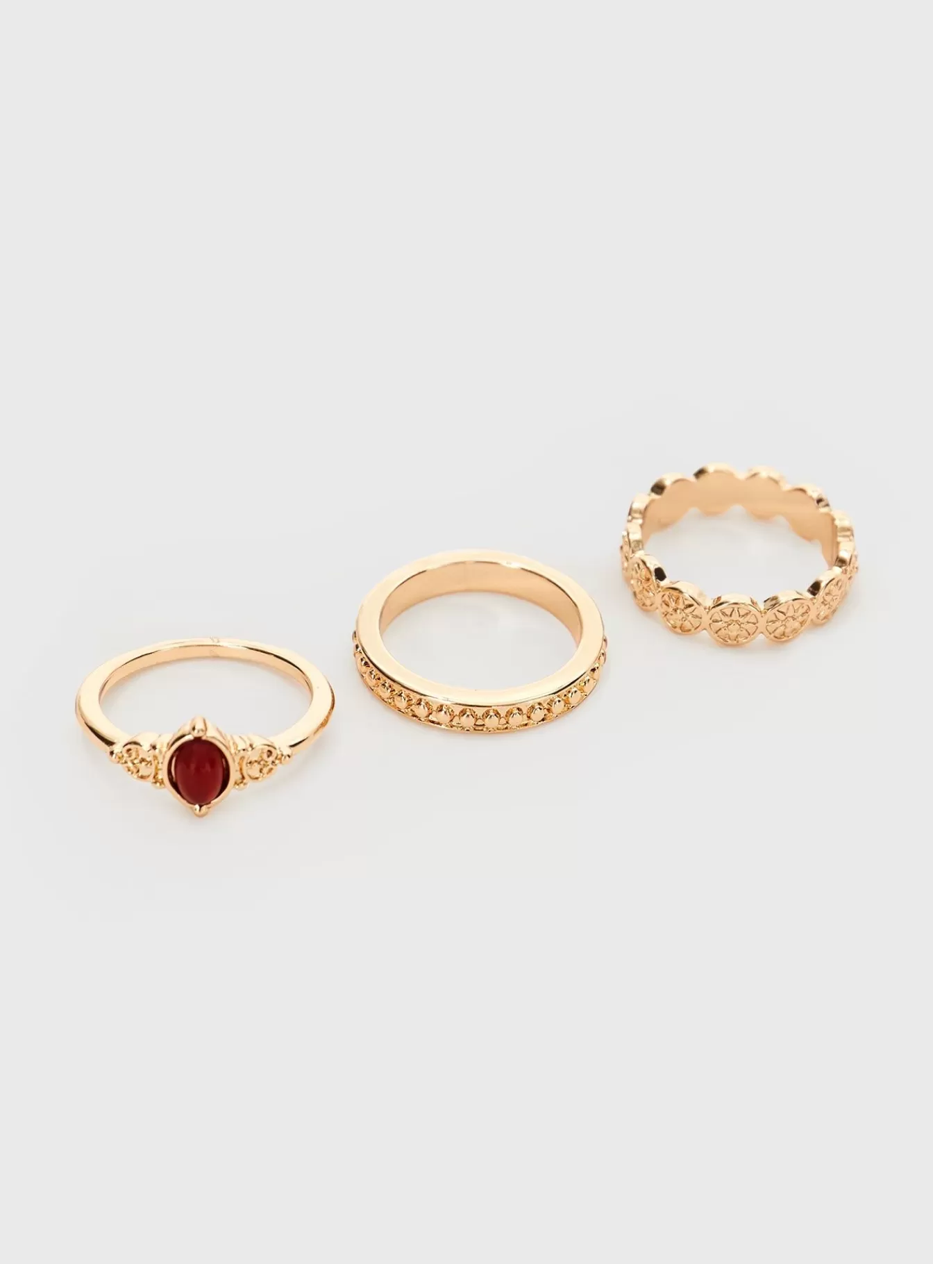 Princess Polly Rings | Khaos Ring Pack Gold